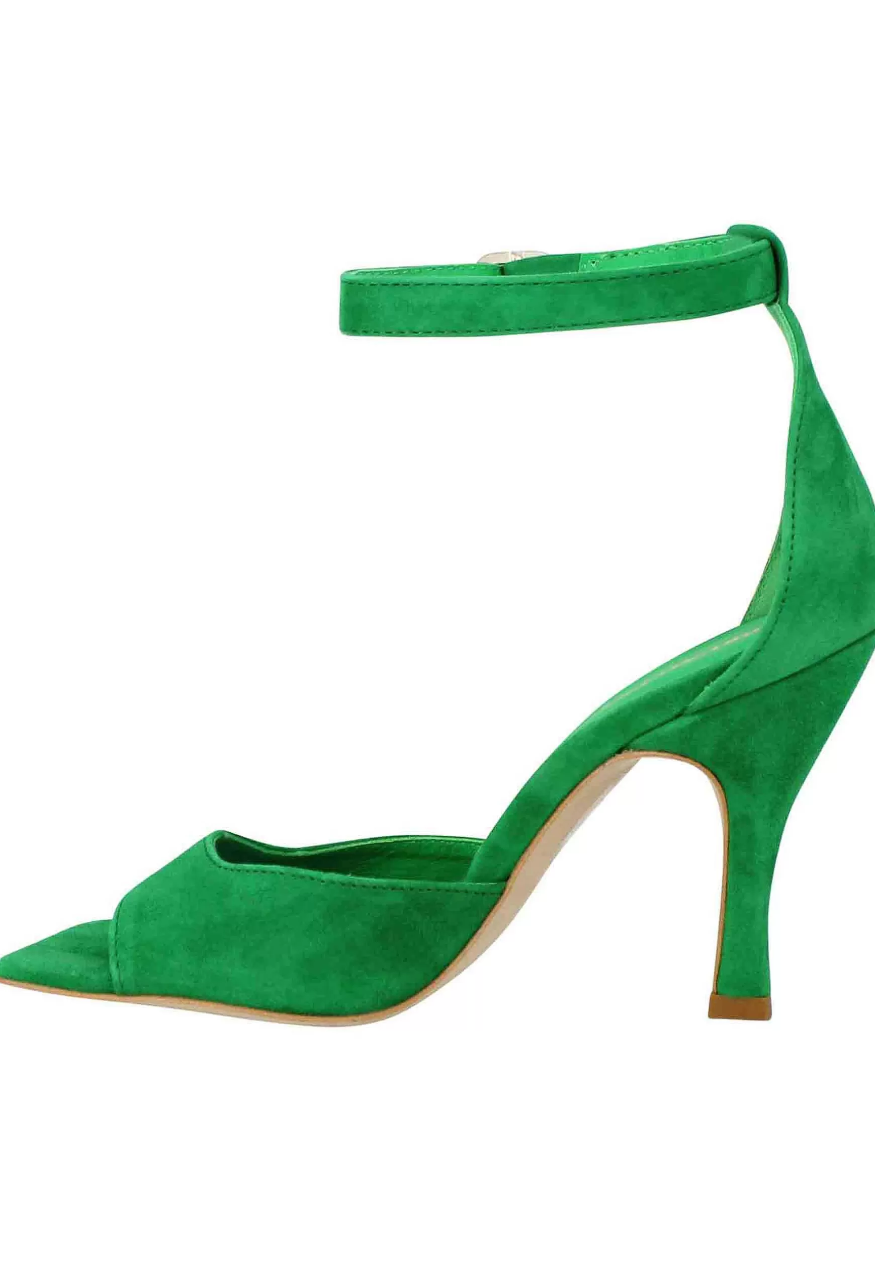 Sandali Donna Soly Lea In Camoscio Verde Con Cinturino Alla Caviglia*Bruno Premi Hot