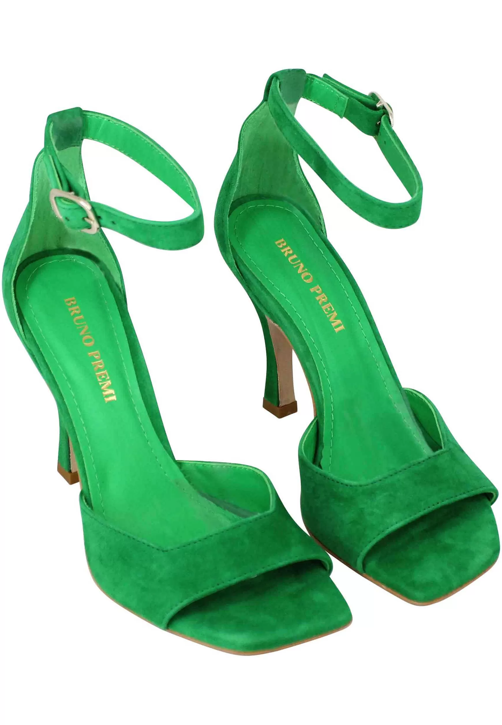 Sandali Donna Soly Lea In Camoscio Verde Con Cinturino Alla Caviglia*Bruno Premi Hot