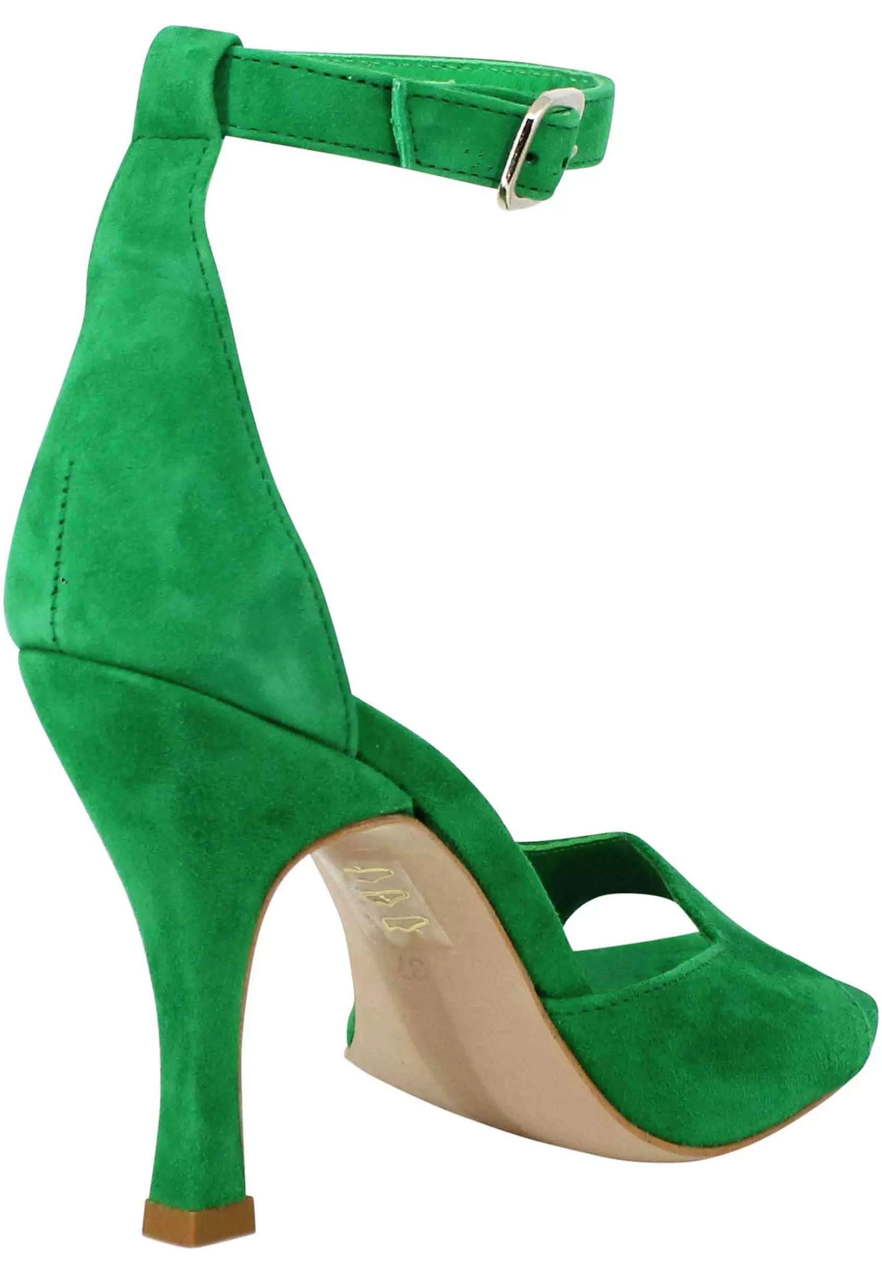 Sandali Donna Soly Lea In Camoscio Verde Con Cinturino Alla Caviglia*Bruno Premi Hot