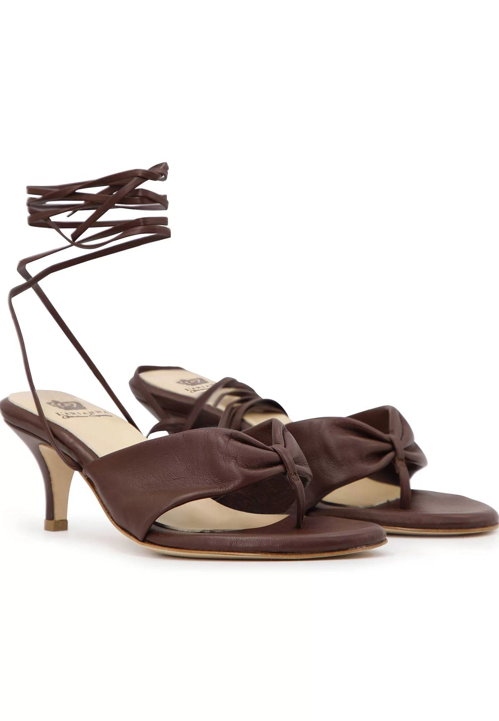 Sandai Infradito Donna In Pee Testa Di Moro Con acci Aa Cavigia*L Store
