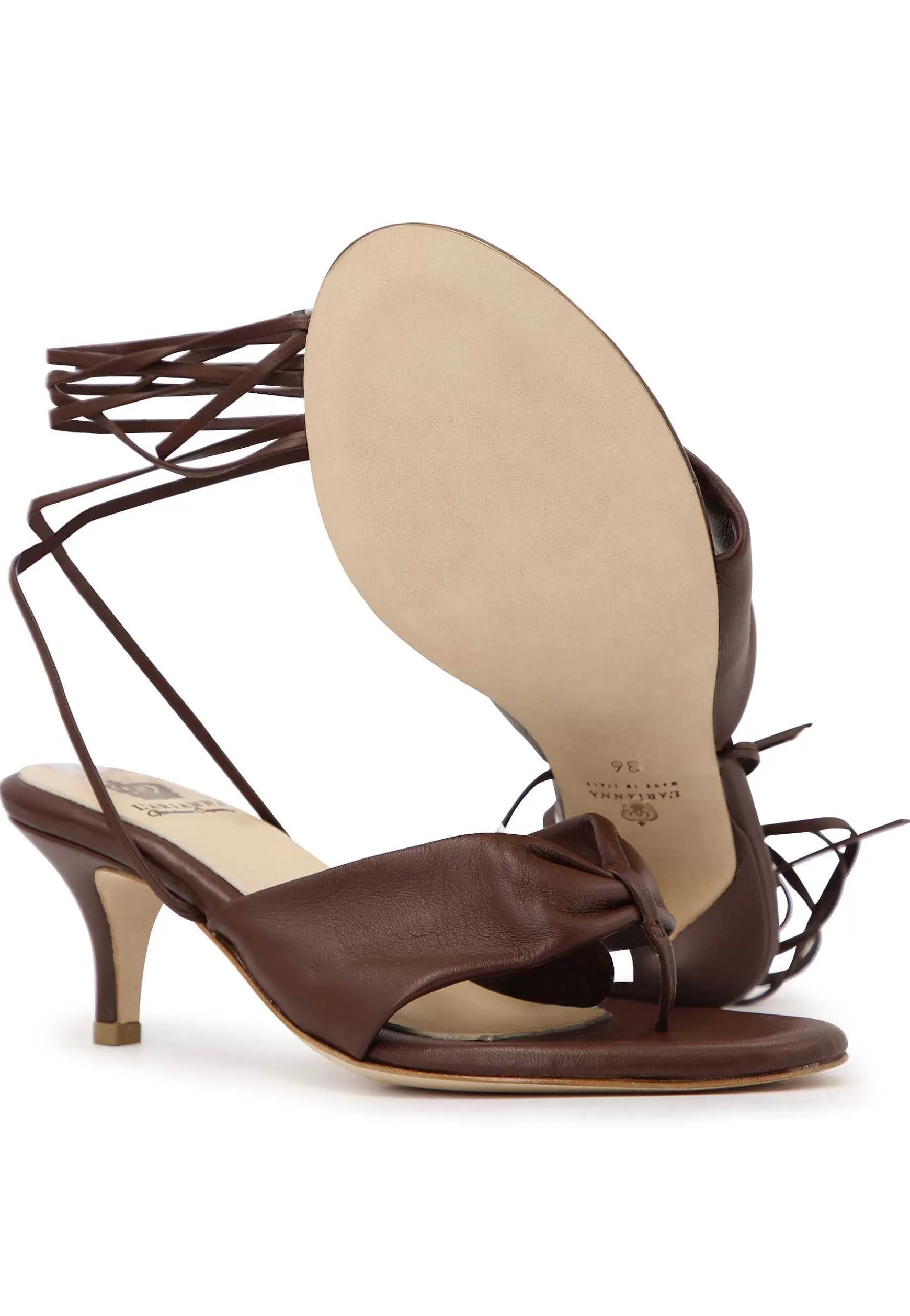 Sandai Infradito Donna In Pee Testa Di Moro Con acci Aa Cavigia*L Store