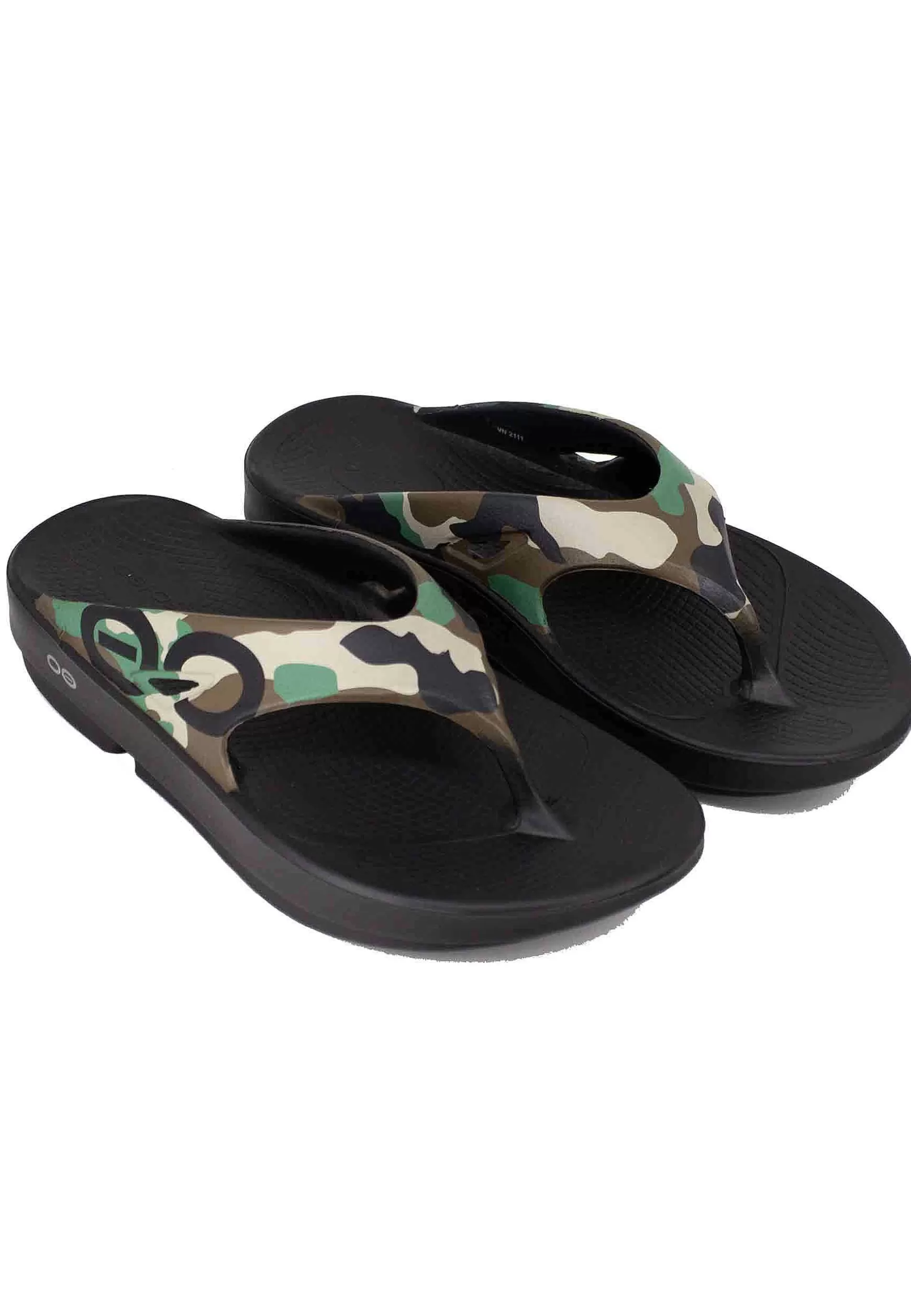 Sandali Infradito Uomo In Morbida Spuma Con Stampa Camoufalge*Oofos Best