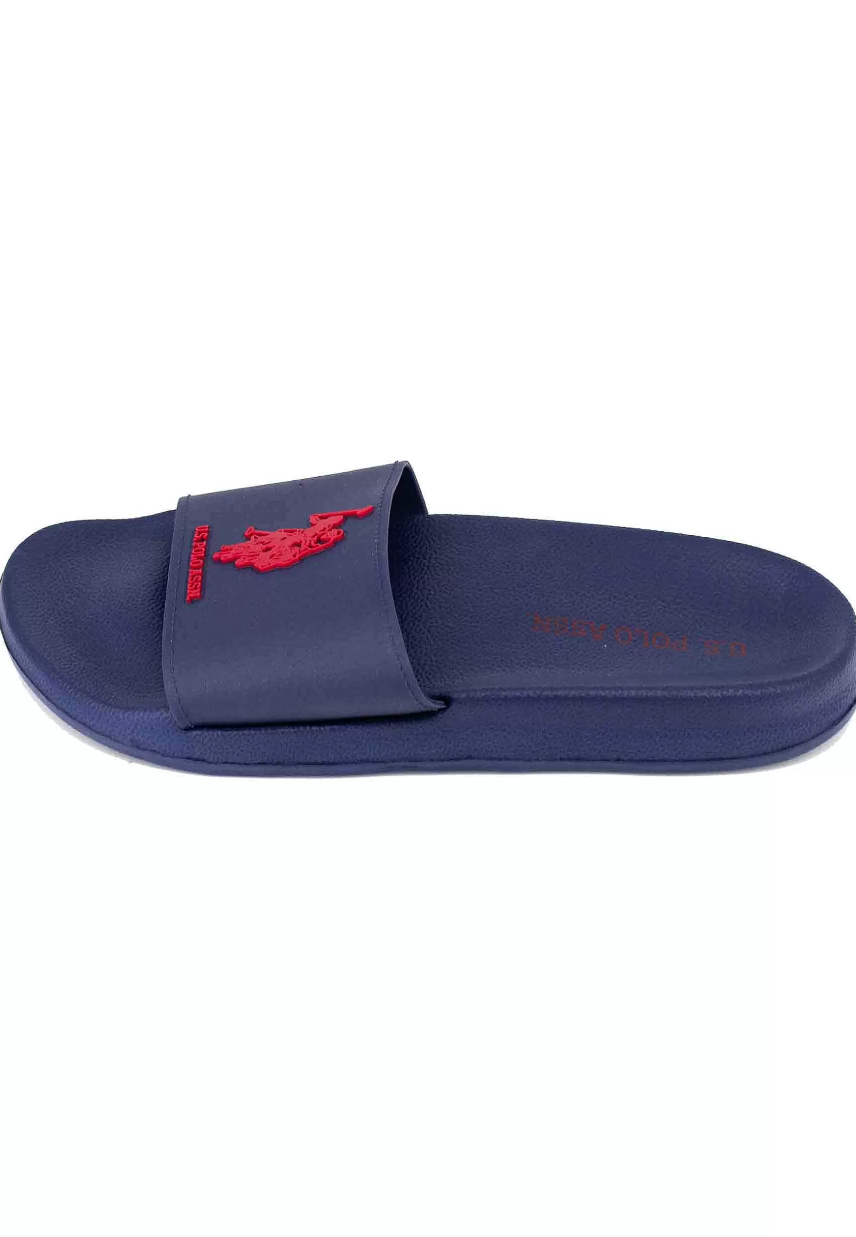 Sandali Uomo In Gomma Blu Con Fascione*U.S. Polo Assn Store