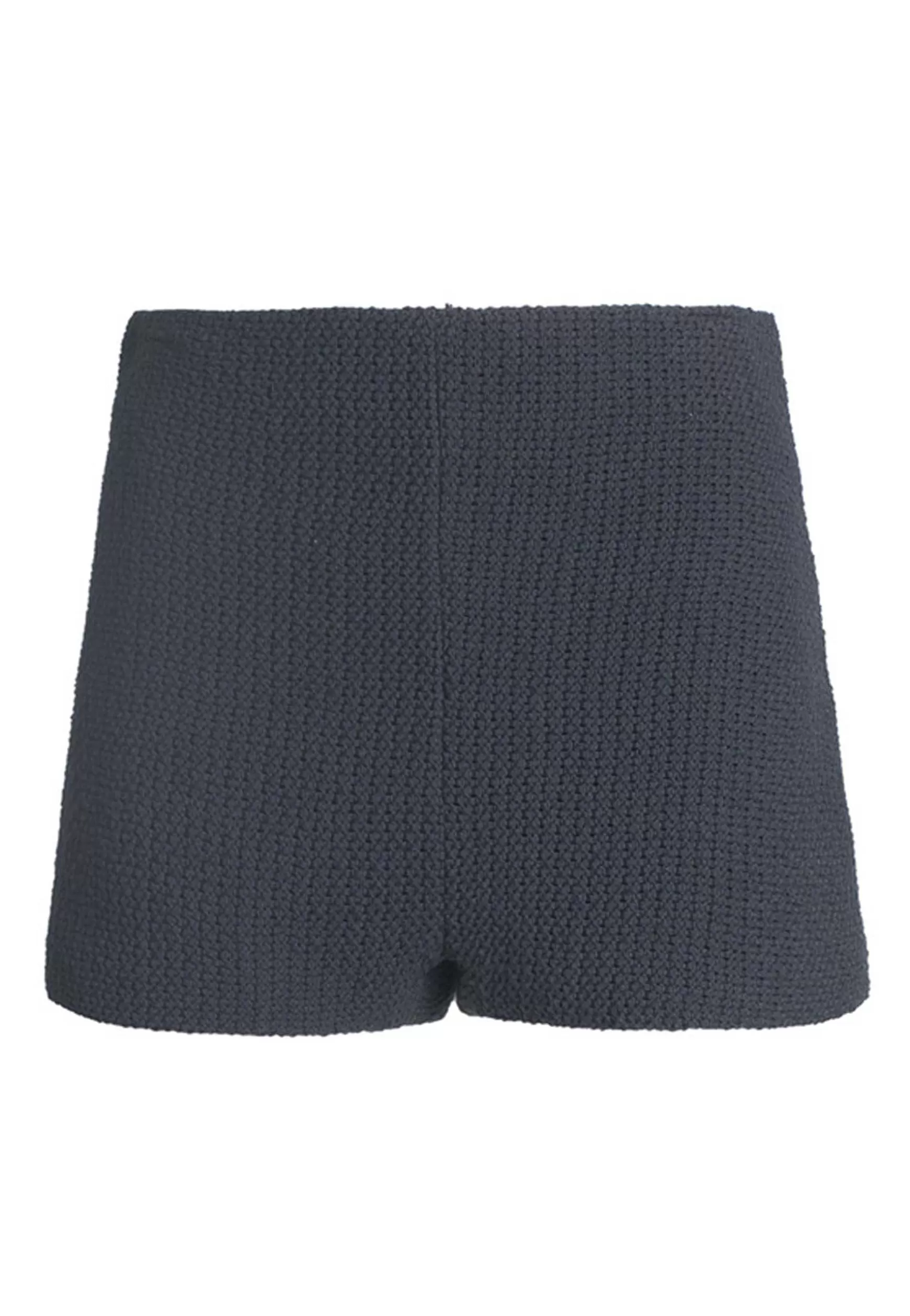 Shorts Donna A Culotte In Tessuto Elasticizzato Grigio*Nineminutes Shop