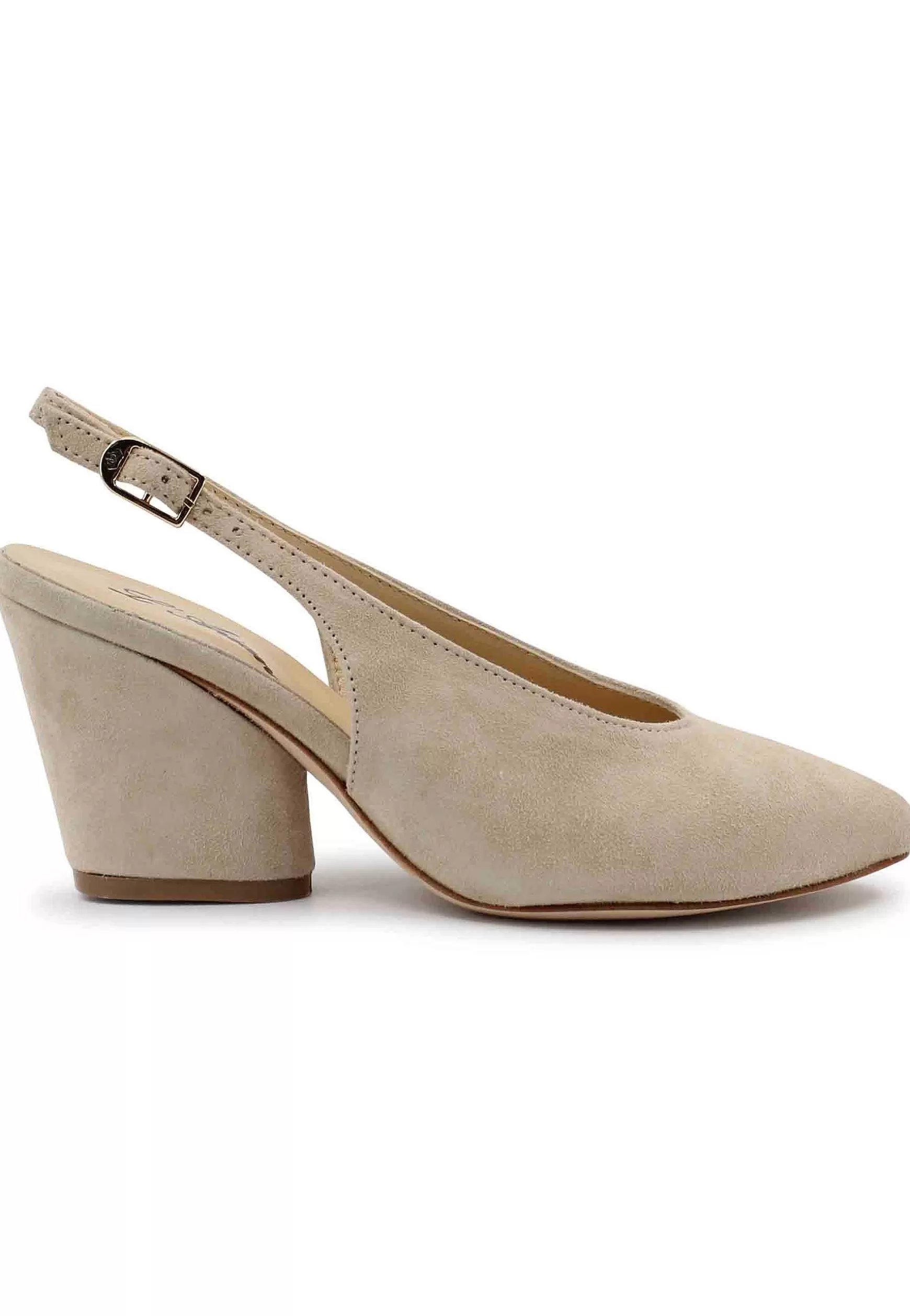 Singback Donna In Pee Taupe Con Punta Chiusa*L Store