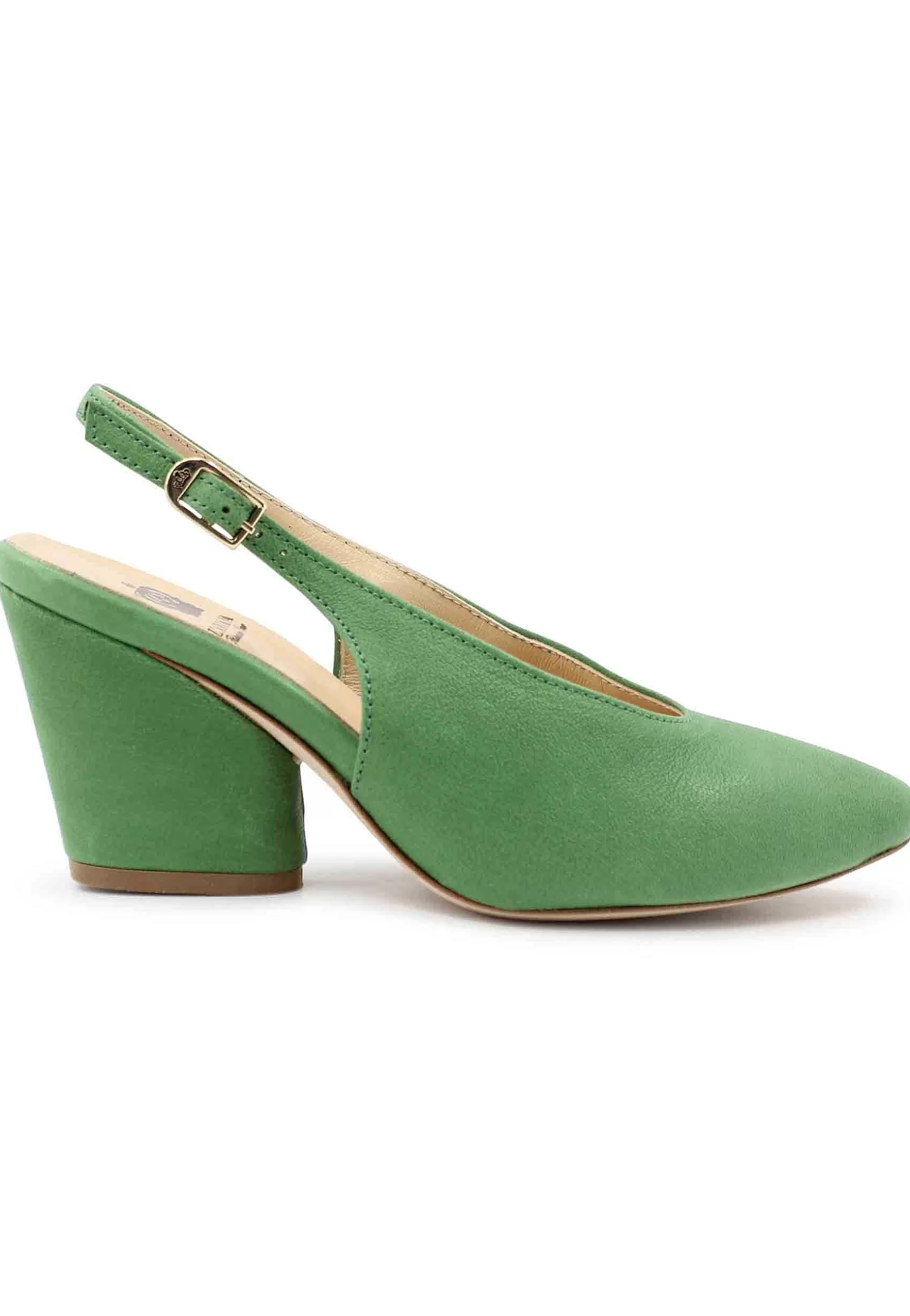 Singback Donna In Pee Verde Con Punta Chiusa*L Flash Sale