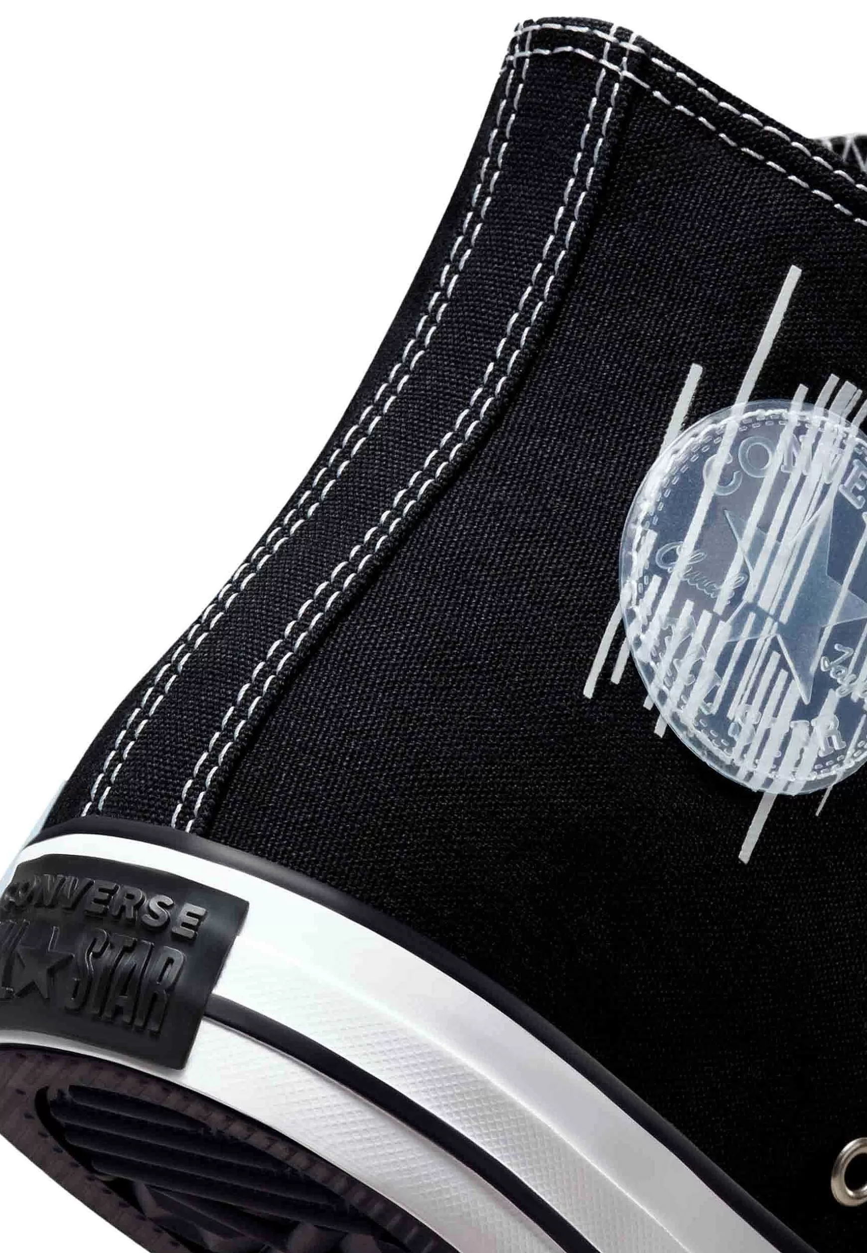 Sneakers Da Donna Chuck Taylor Translucent Barcode In Tela Nera*Converse Flash Sale