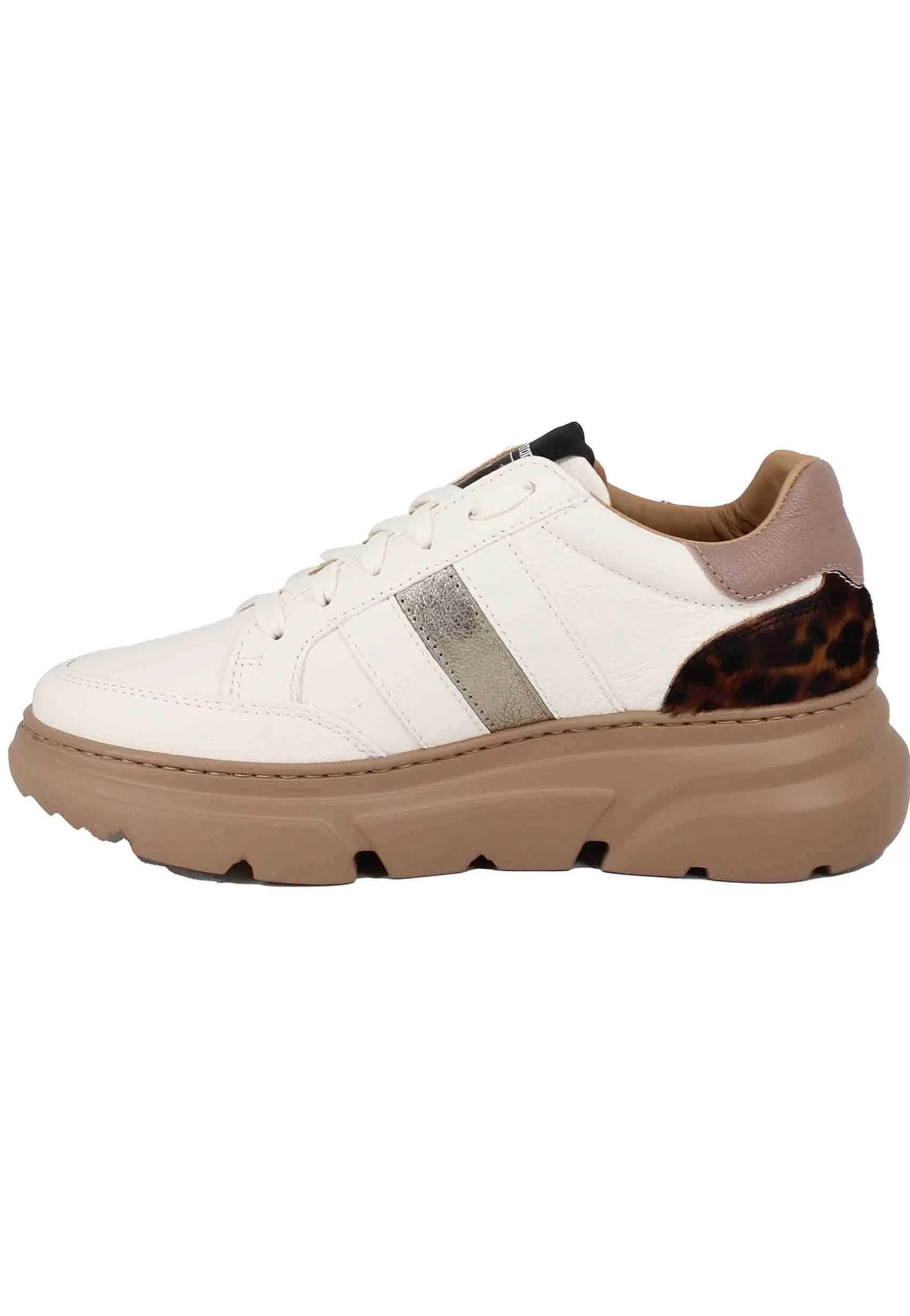 Sneakers Da Donna In Pelle Bianca*Stokton Best