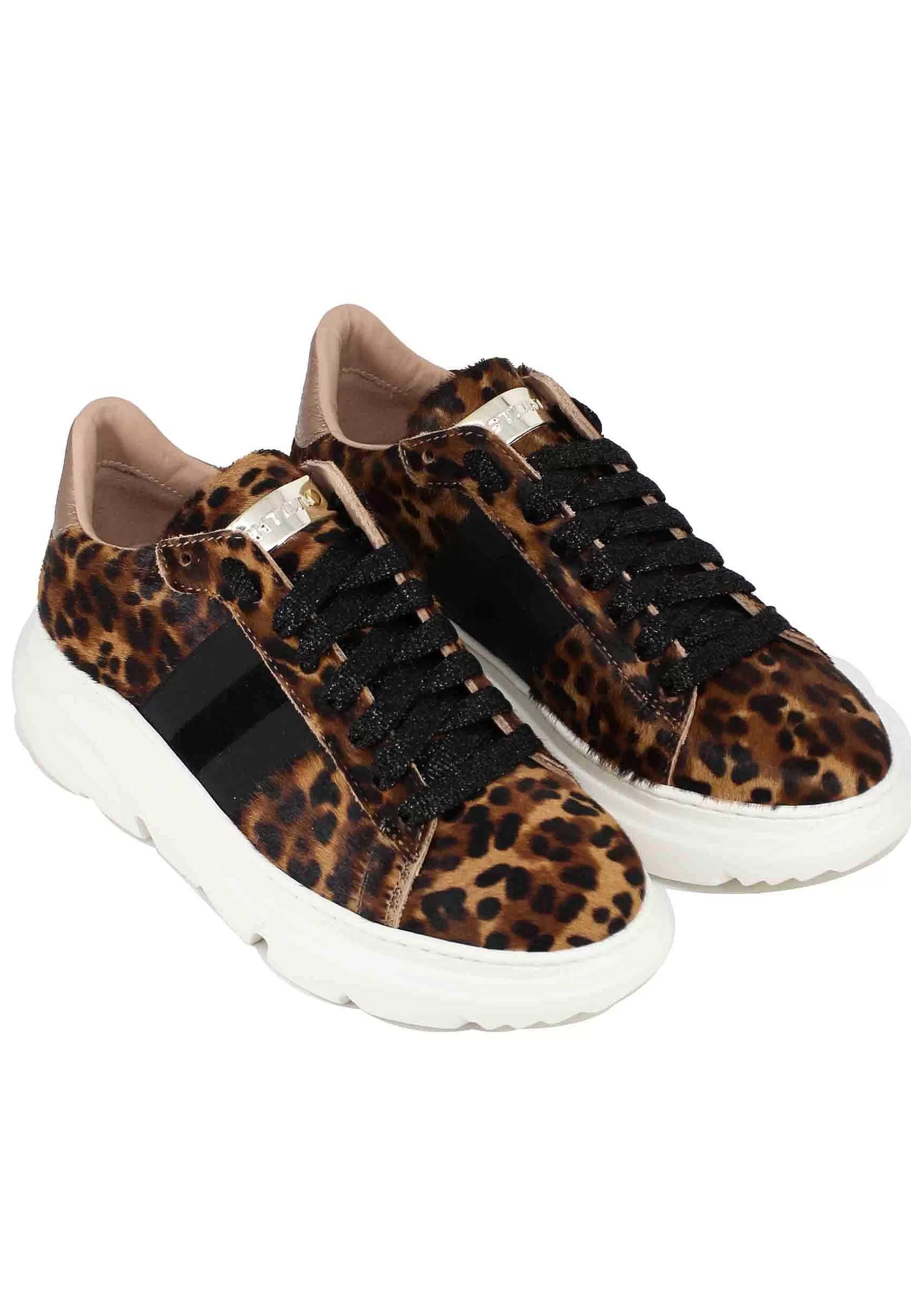 Sneakers Da Donna In Pelle Maculata*Stokton New