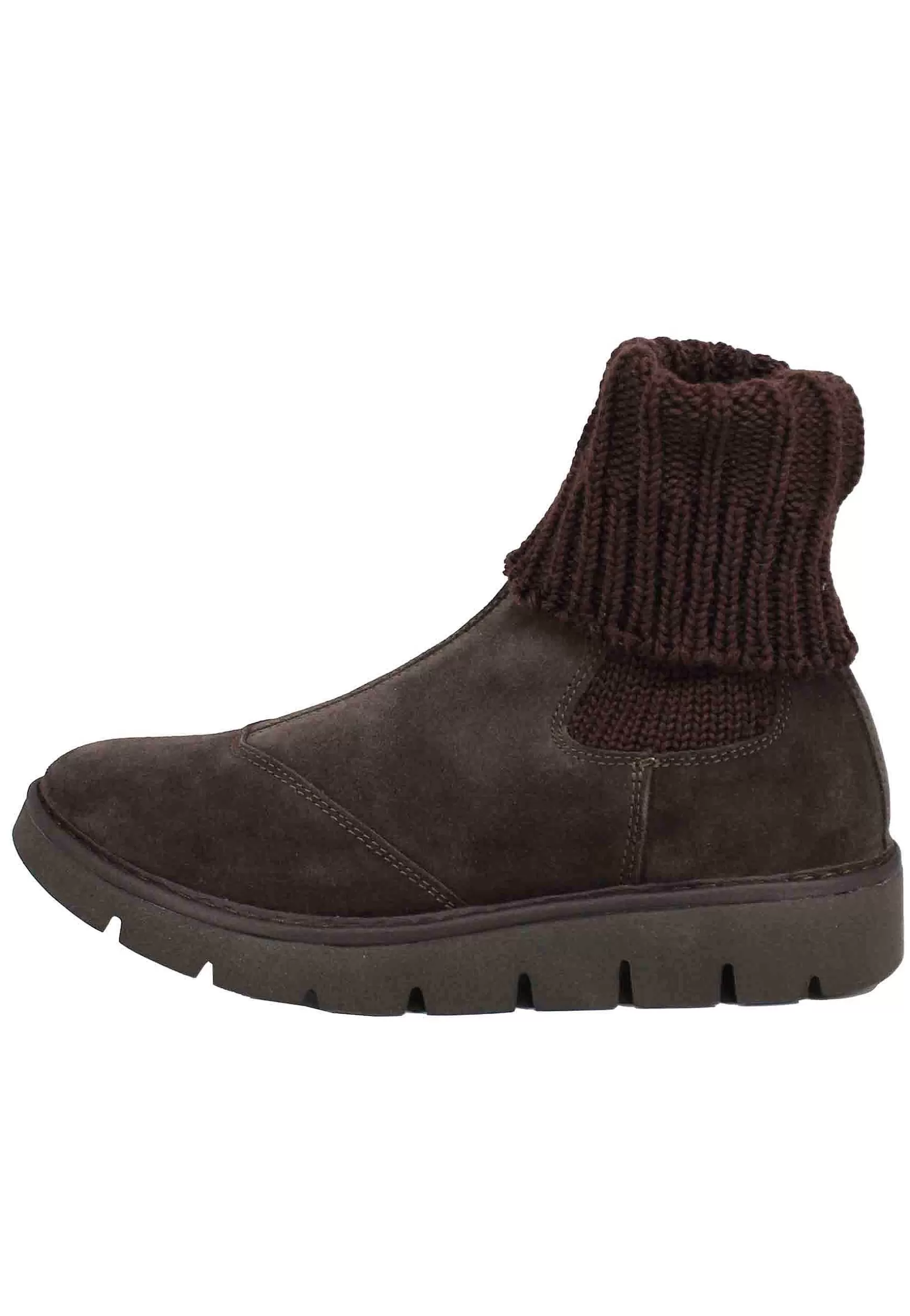 Sneakers Donna A Stivaletto In Camoscio Testa Di Moro*Panchic Fashion