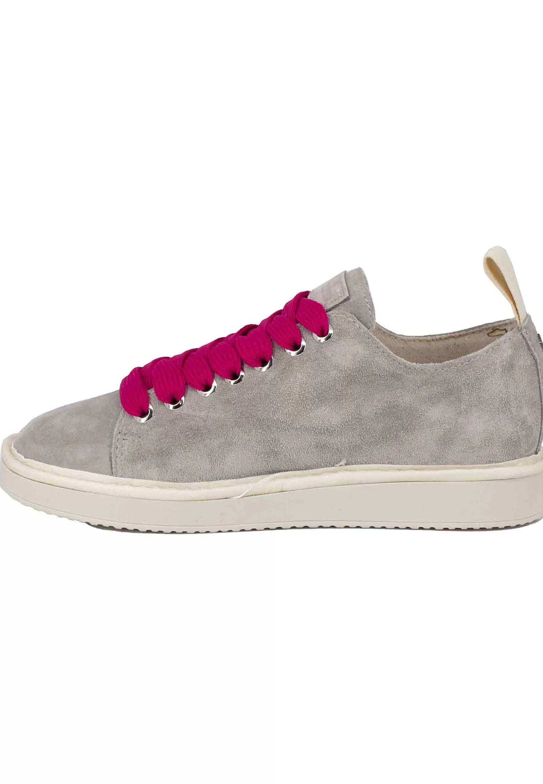 Sneakers Donna In Camoscio Grigio 00222014*Panchic Store