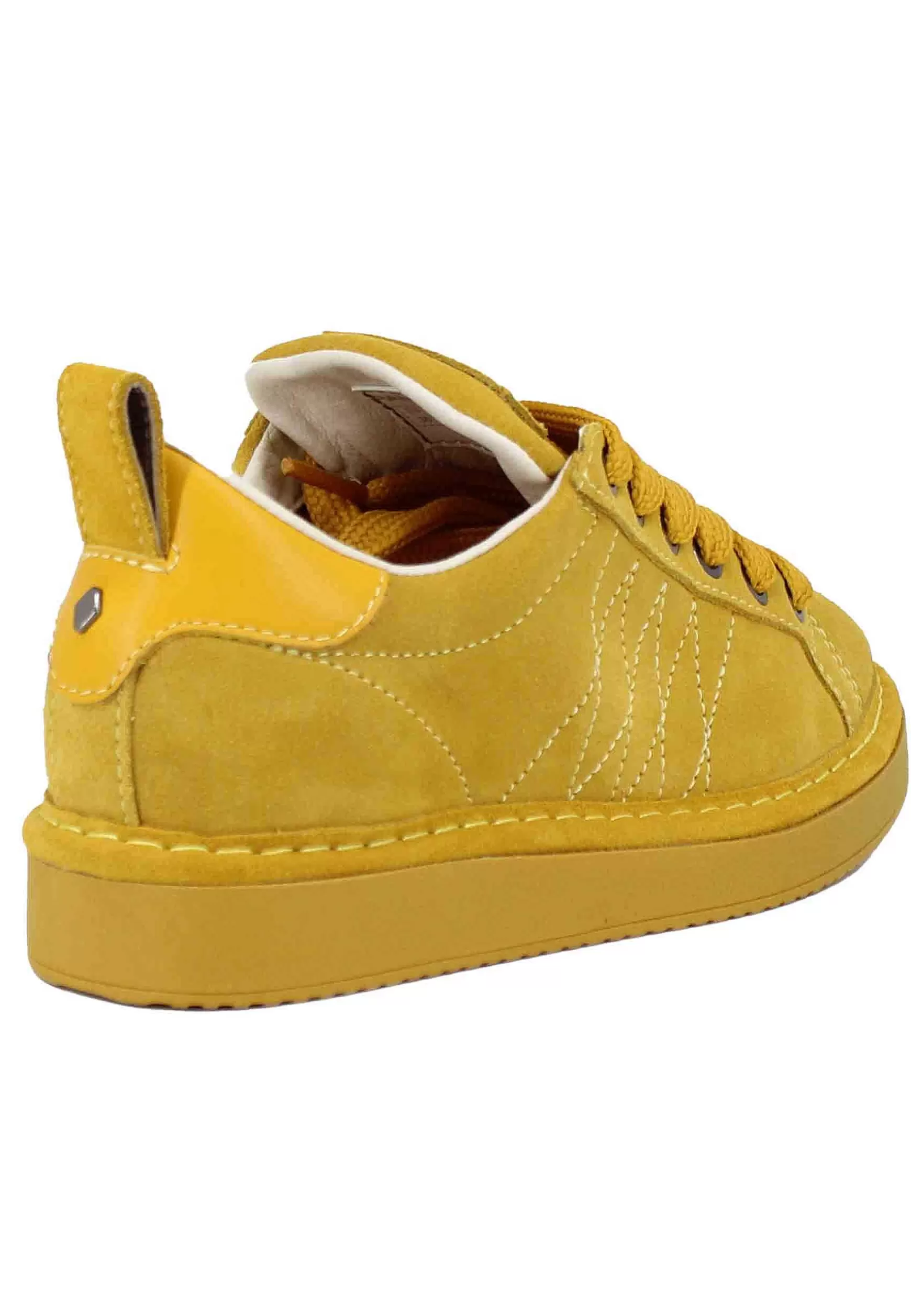 Sneakers Donna In Eco Camoscio Giallo*Panchic Cheap