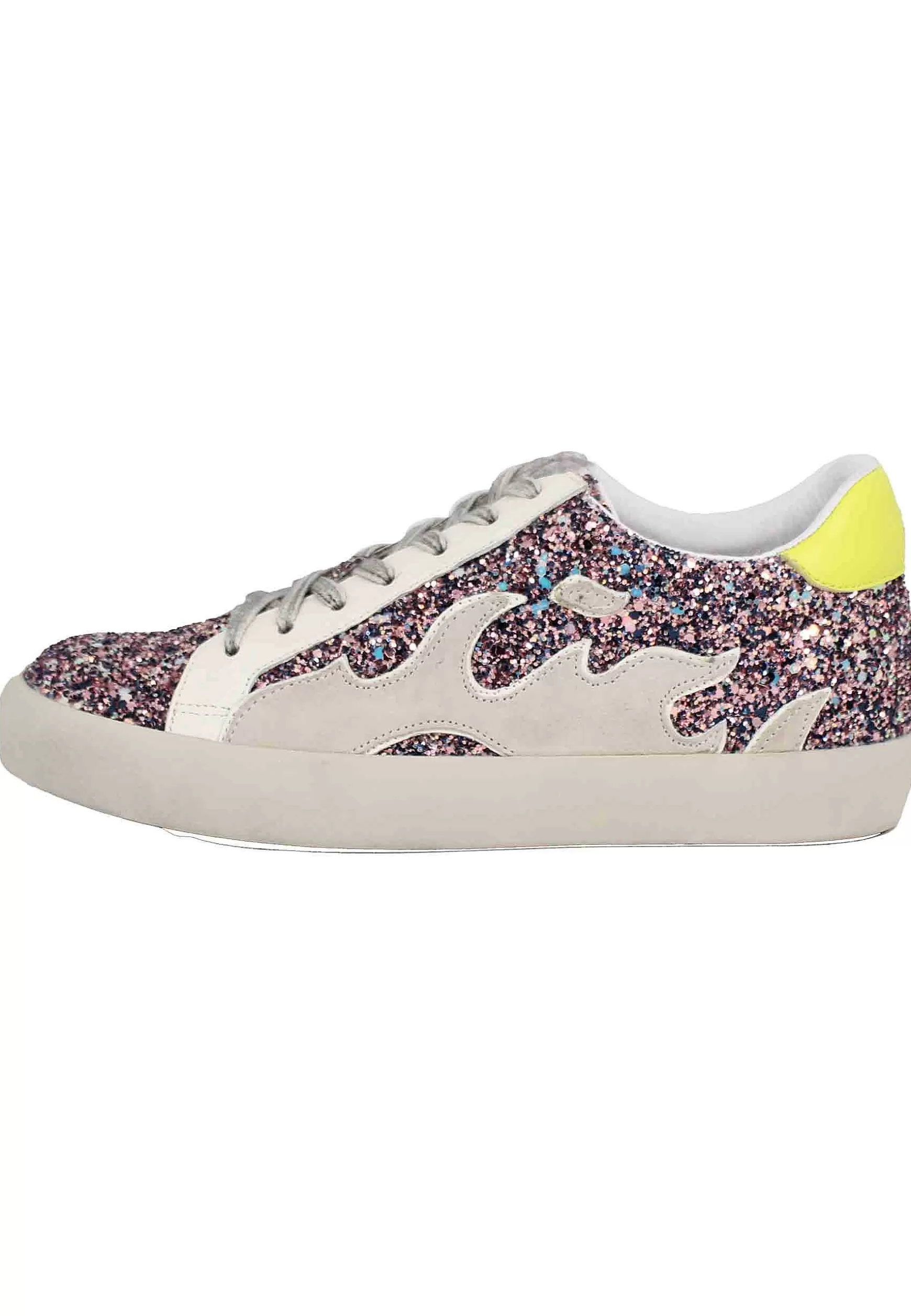 Sneakers Donna In Glitter Rosa Gamin*Bibi Lou Discount