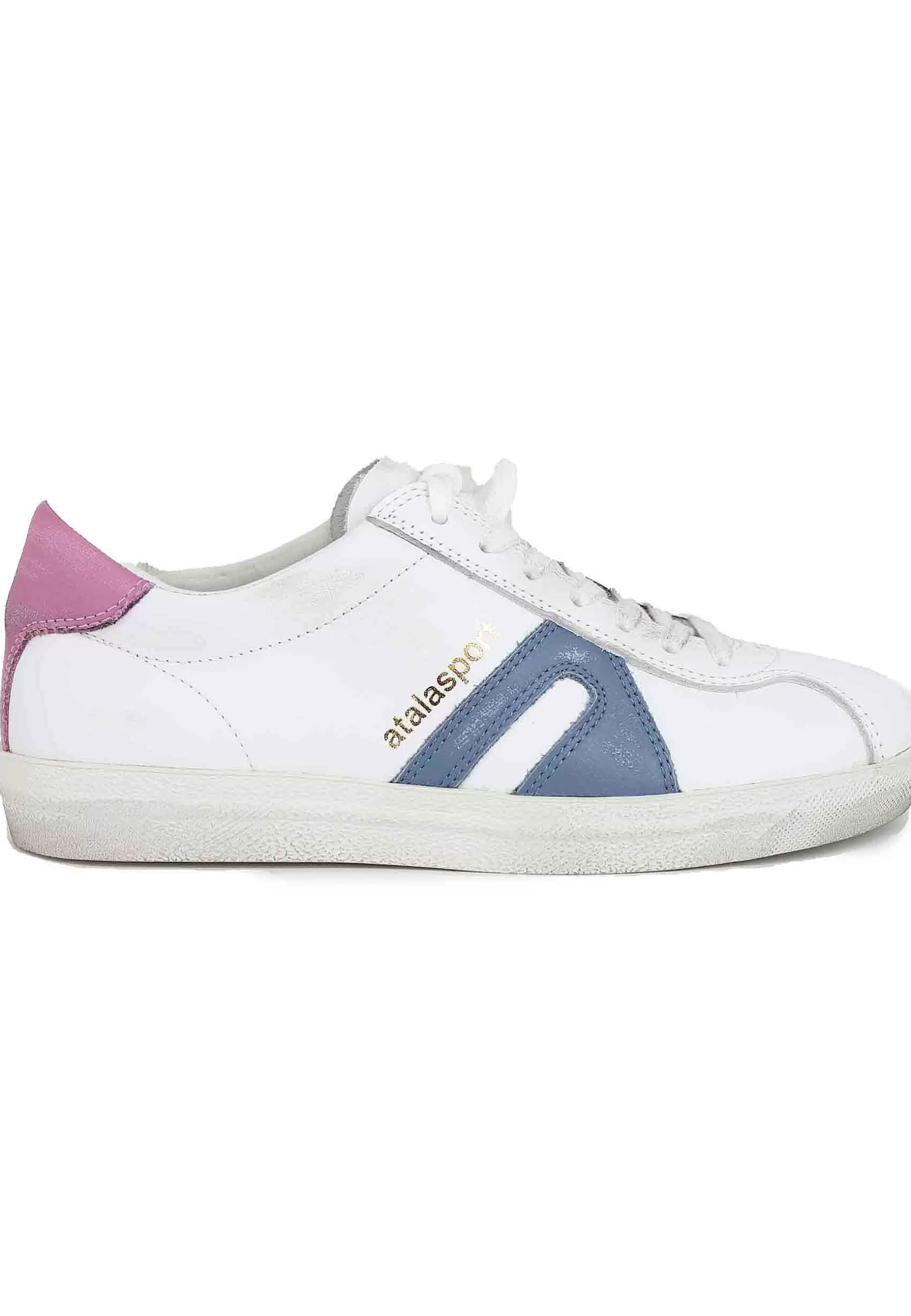 Sneakers Donna In Pelle Bianca*Atala Clearance