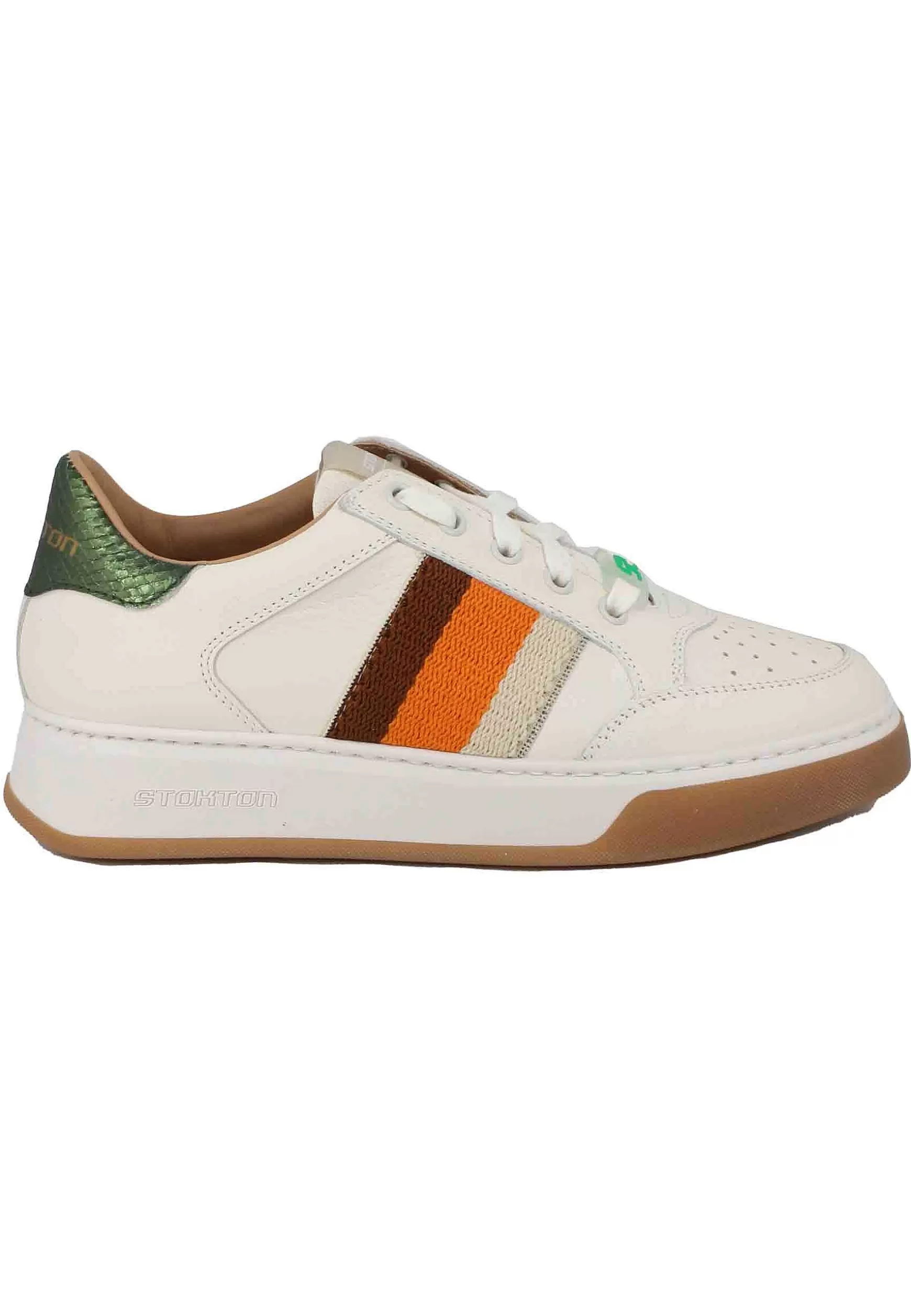 Sneakers Donna In Pelle Off White*Stokton Sale