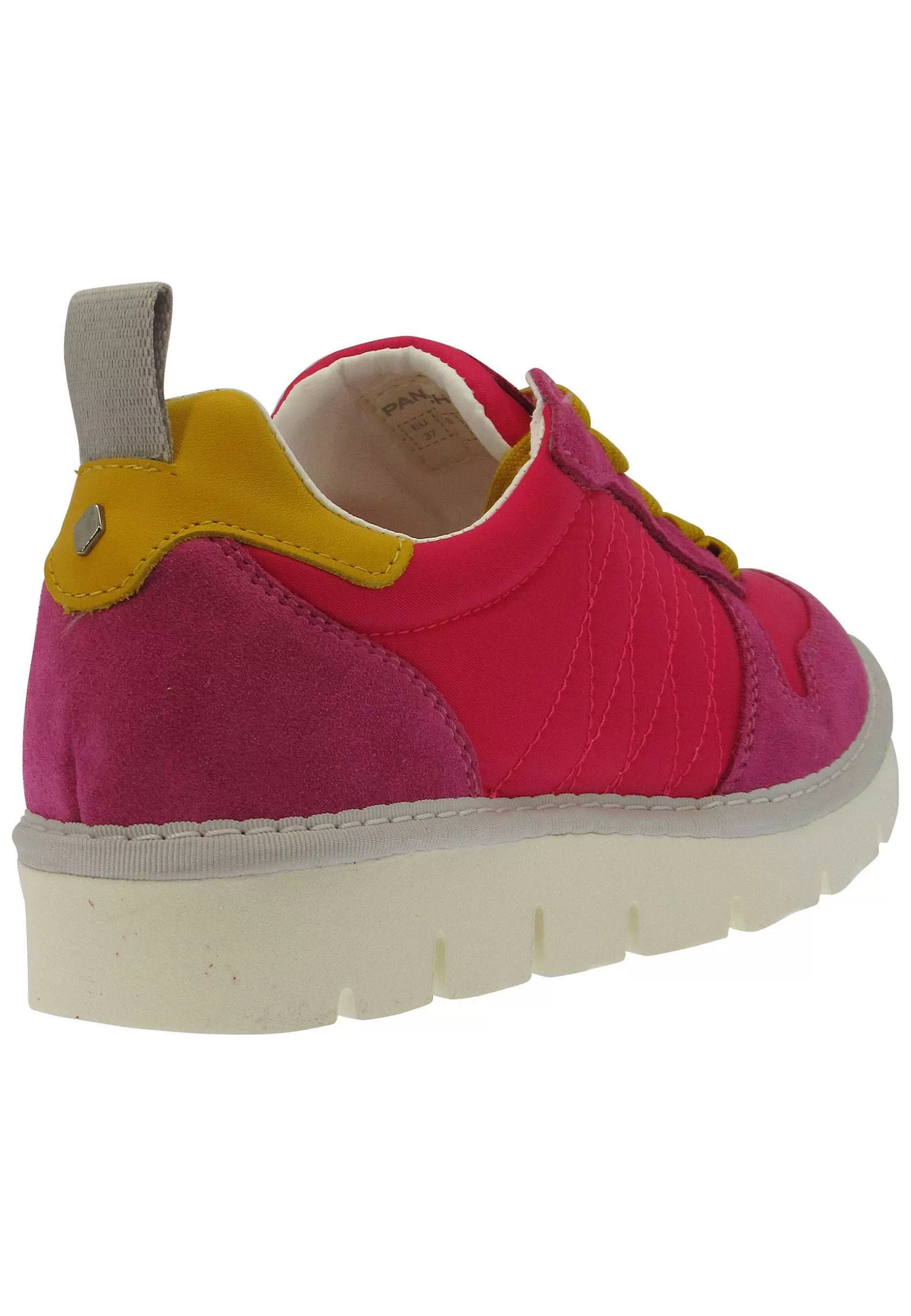 Sneakers Donna In Tessuto E Camoscio Fuxia Con Suola Zeppa*Panchic Cheap