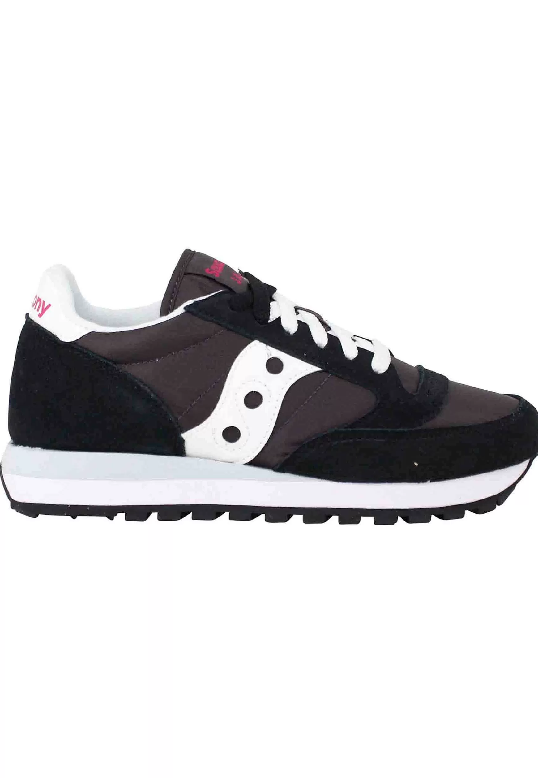 Sneakers Donna Jazz In Camoscio Nero Con Logo Bianco*Saucony Best