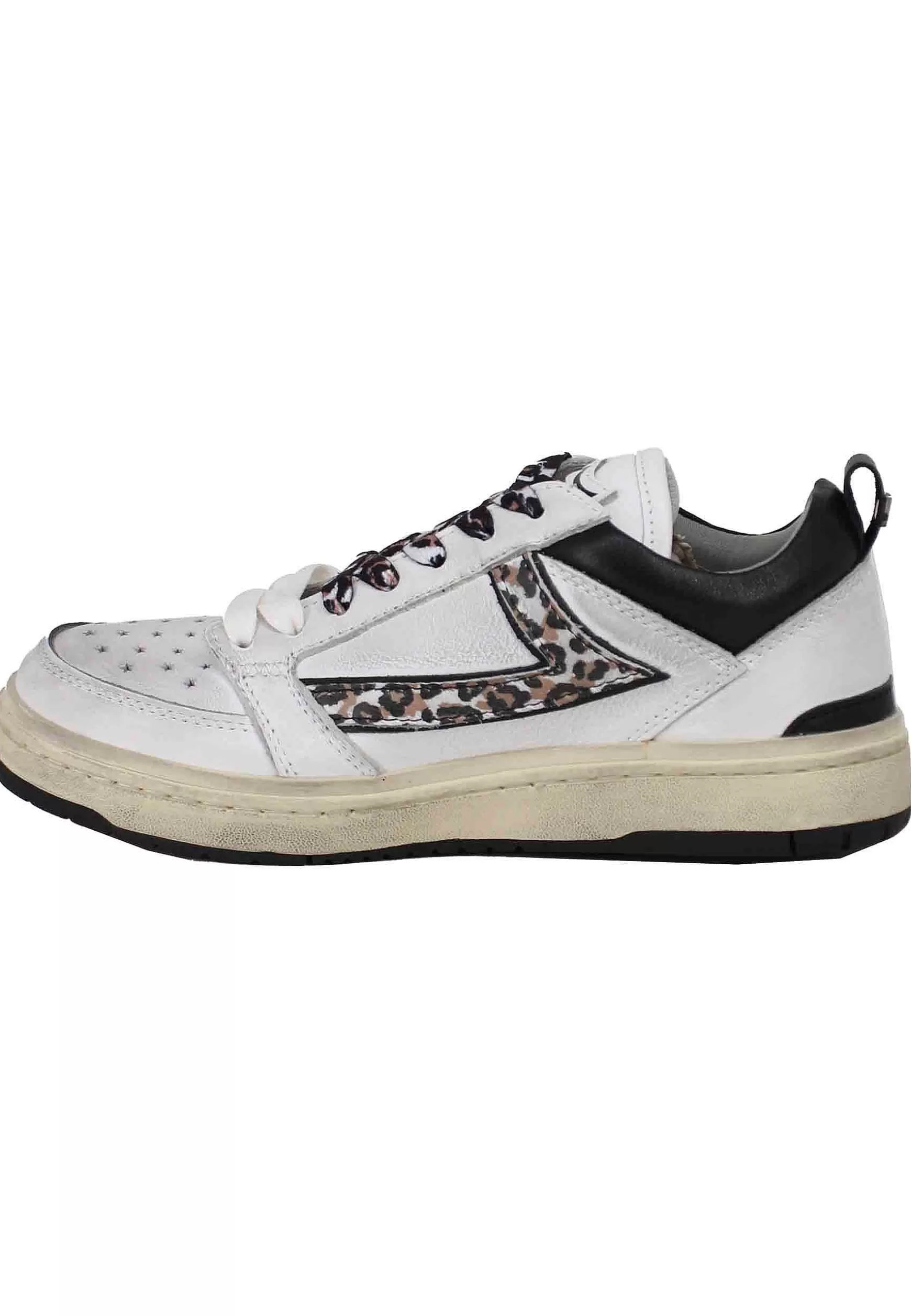 Sneakers Donna Starlight Animalier In Pelle Bianca*HTC Los Angeles Best