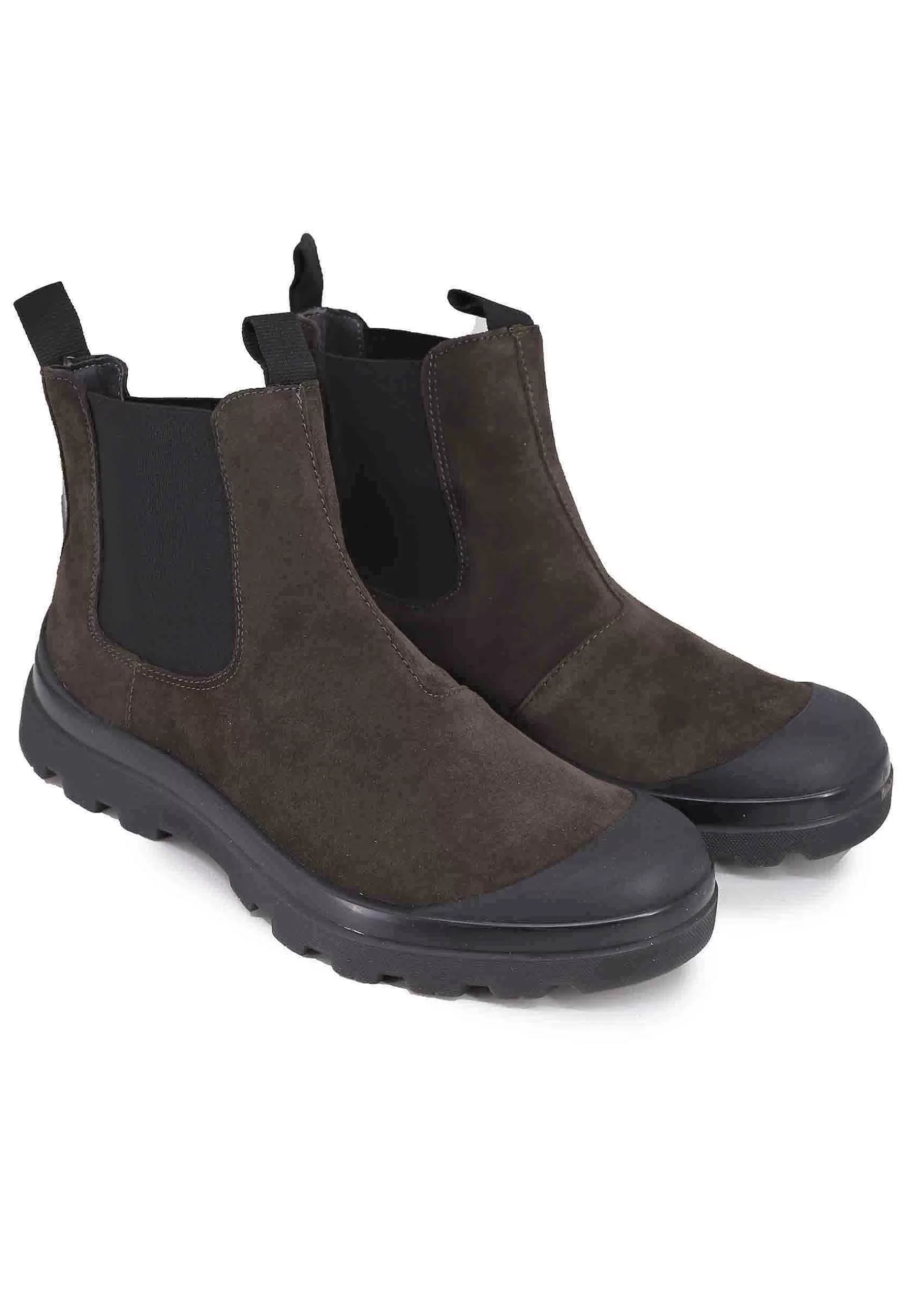 Sneakers Uomo A Stivaletto In Camoscio Testa Di Moro*Panchic Outlet