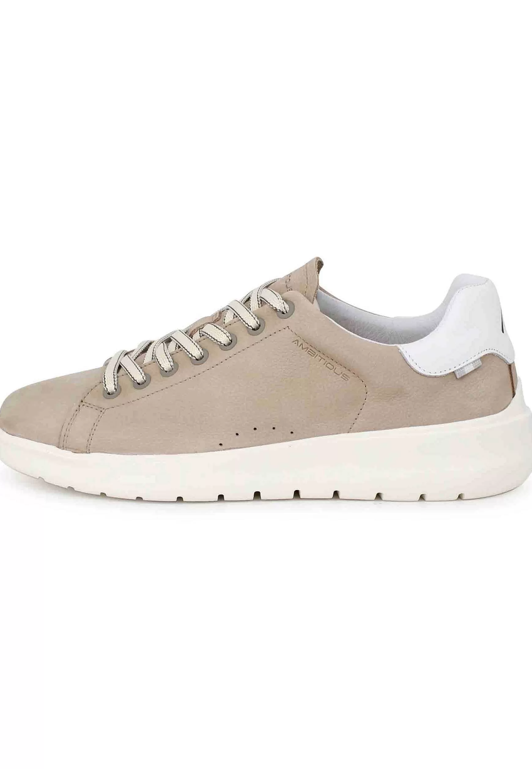 Sneakers Uomo Hover In Nabuk Sabbia Con Suola Alta In Gomma*Ambitious Clearance