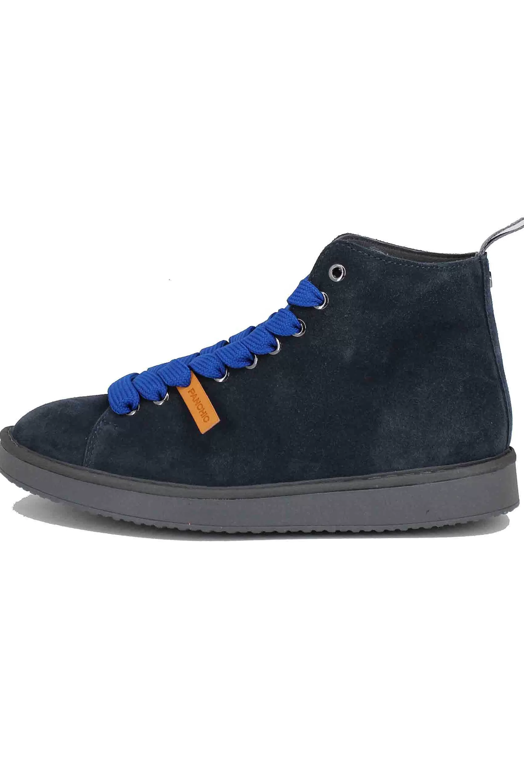 Sneakers Uomo In Camoscio Blu*Panchic Sale