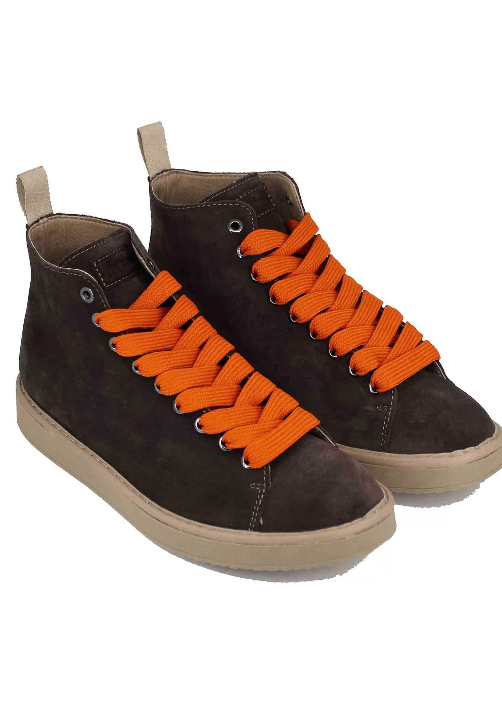 Sneakers Uomo In Camoscio Testa Di Moro*Panchic Discount