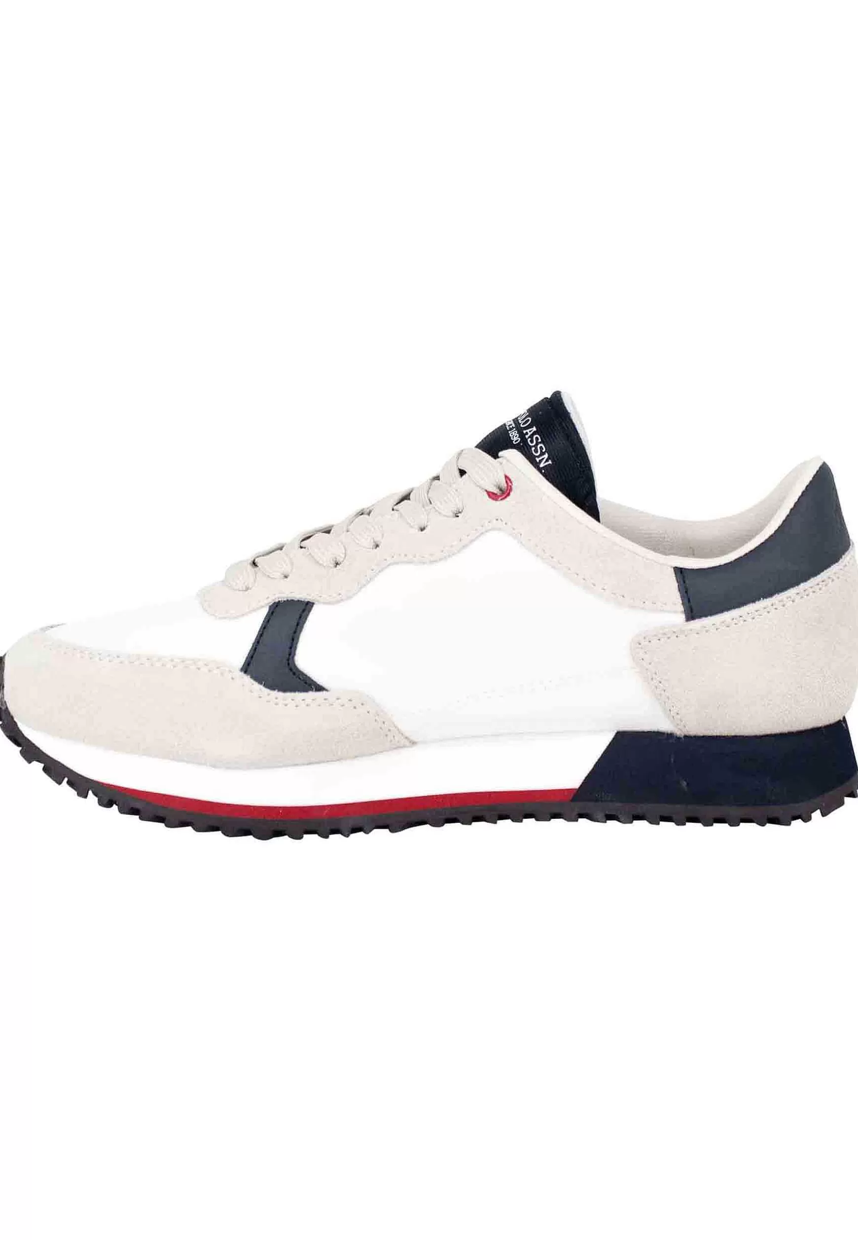 Sneakers Uomo In Camosico E Tessuto Bianco*U.S. Polo Assn Online