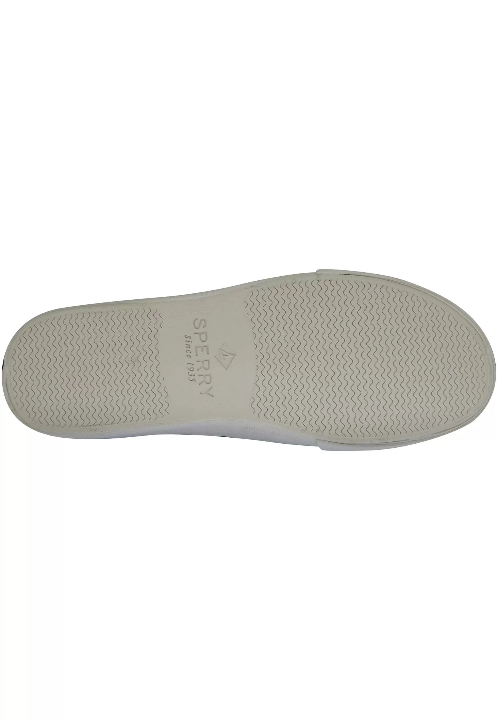 Sneakers Uomo In Canvas Denim E Lacci In Pelle Bianca*Sperry Top Sider Best Sale