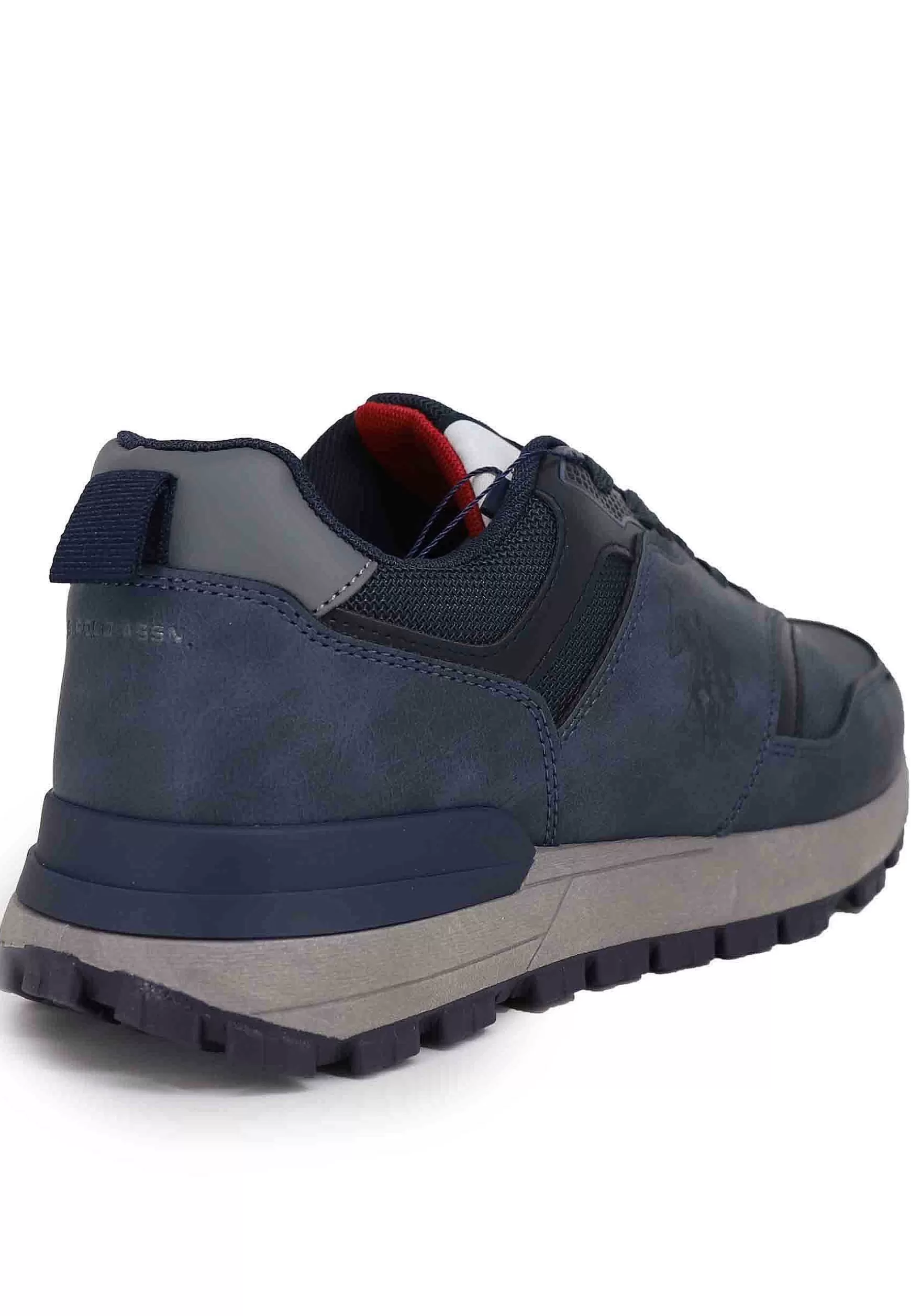 Sneakers Uomo In Eco Pelle Blu*U.S. Polo Assn New