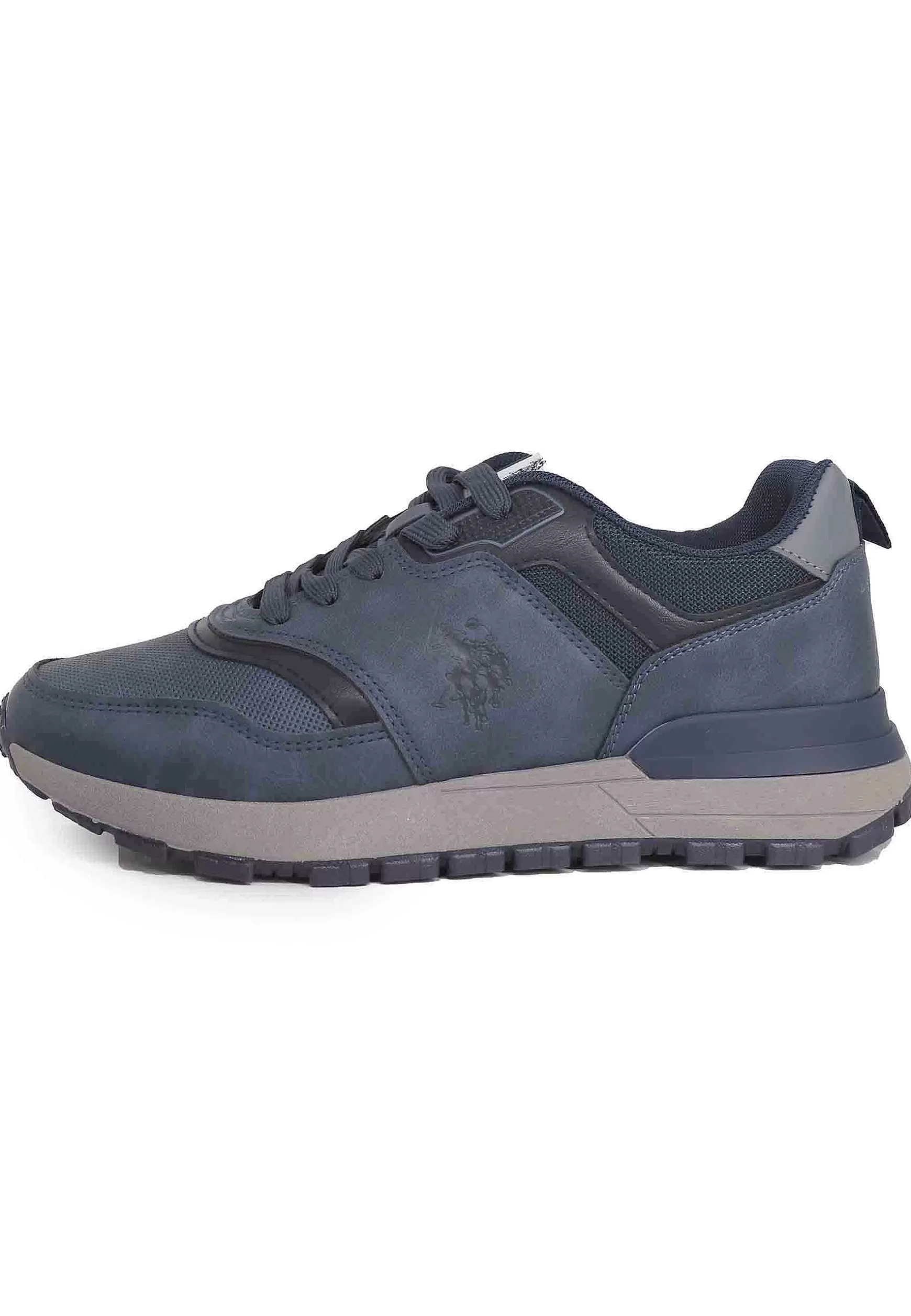 Sneakers Uomo In Eco Pelle Blu*U.S. Polo Assn New