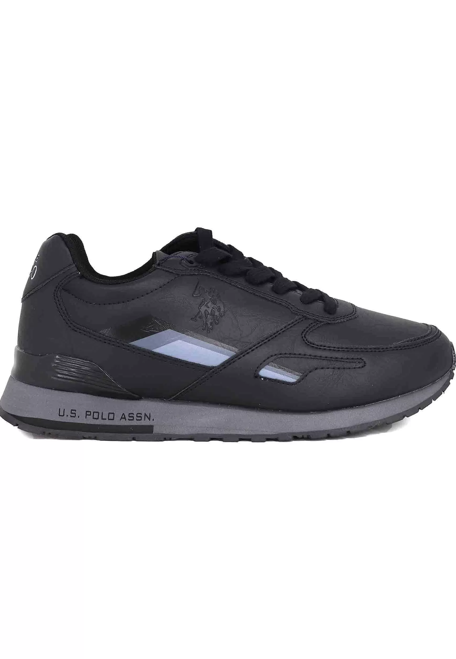 Sneakers Uomo In Eco Pelle Nero*U.S. Polo Assn New