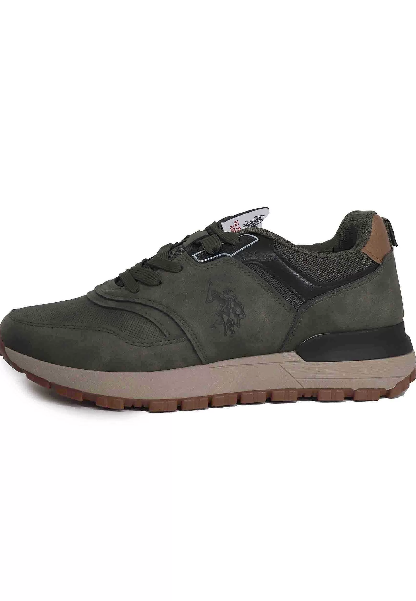 Sneakers Uomo In Eco Pelle Verde*U.S. Polo Assn New