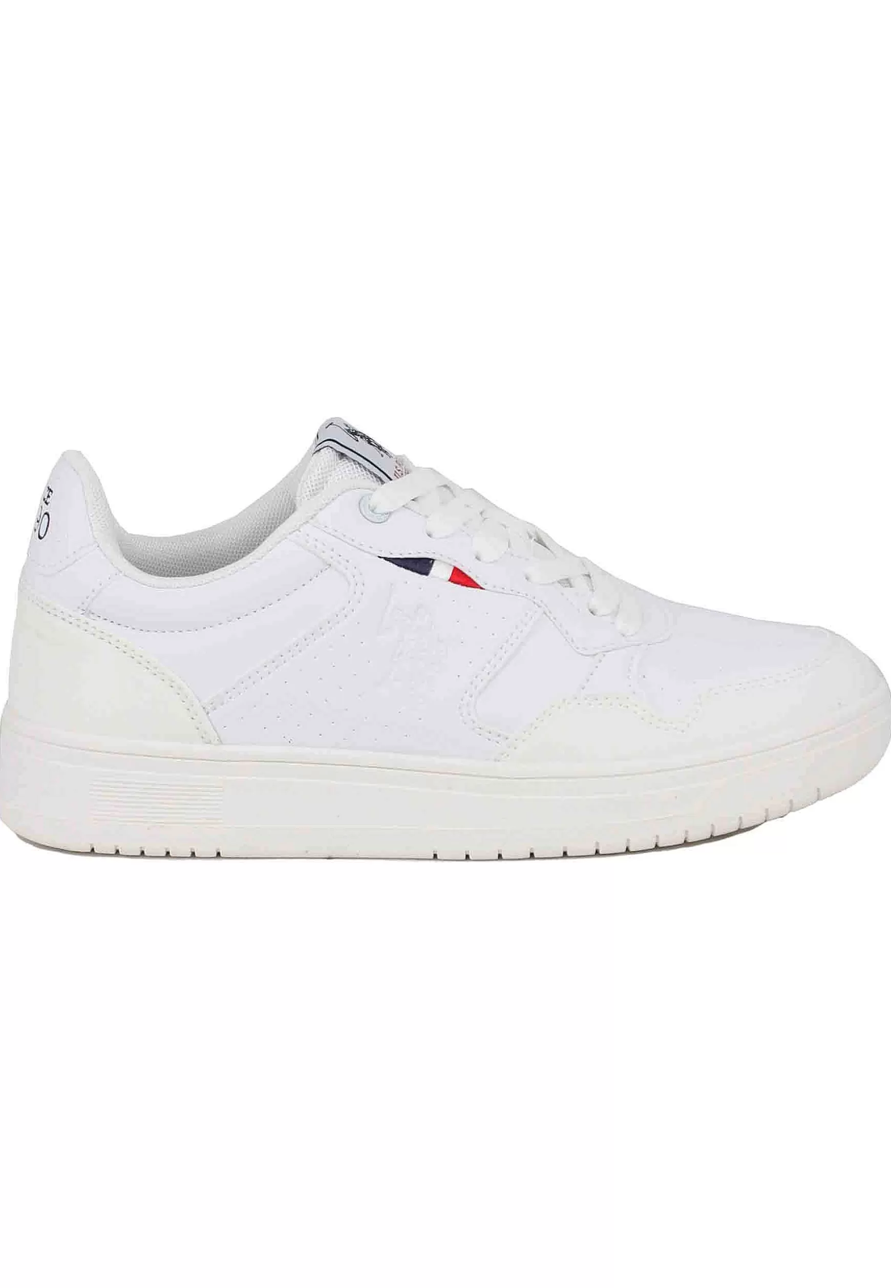 Sneakers Uomo In Eco Pelle Vintage Bianco*U.S. Polo Assn Clearance