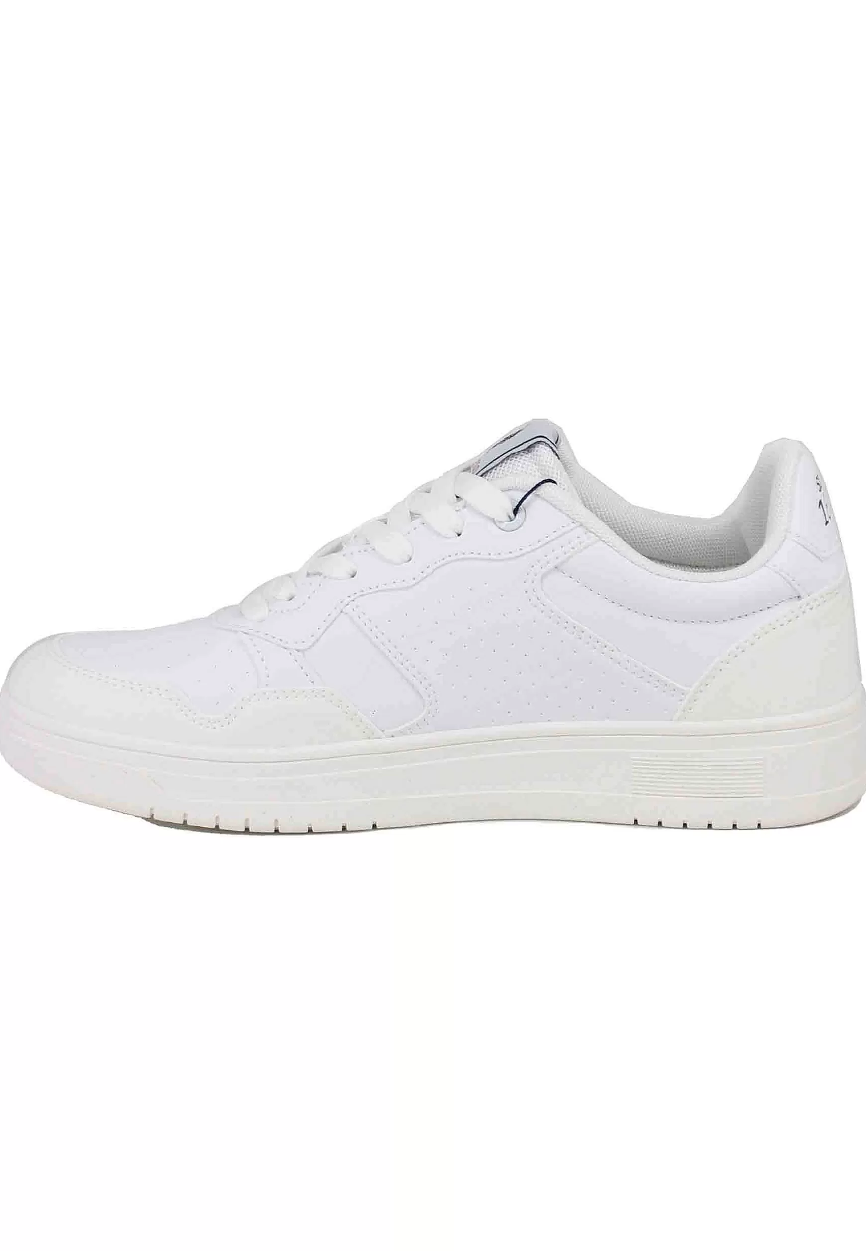 Sneakers Uomo In Eco Pelle Vintage Bianco*U.S. Polo Assn Clearance
