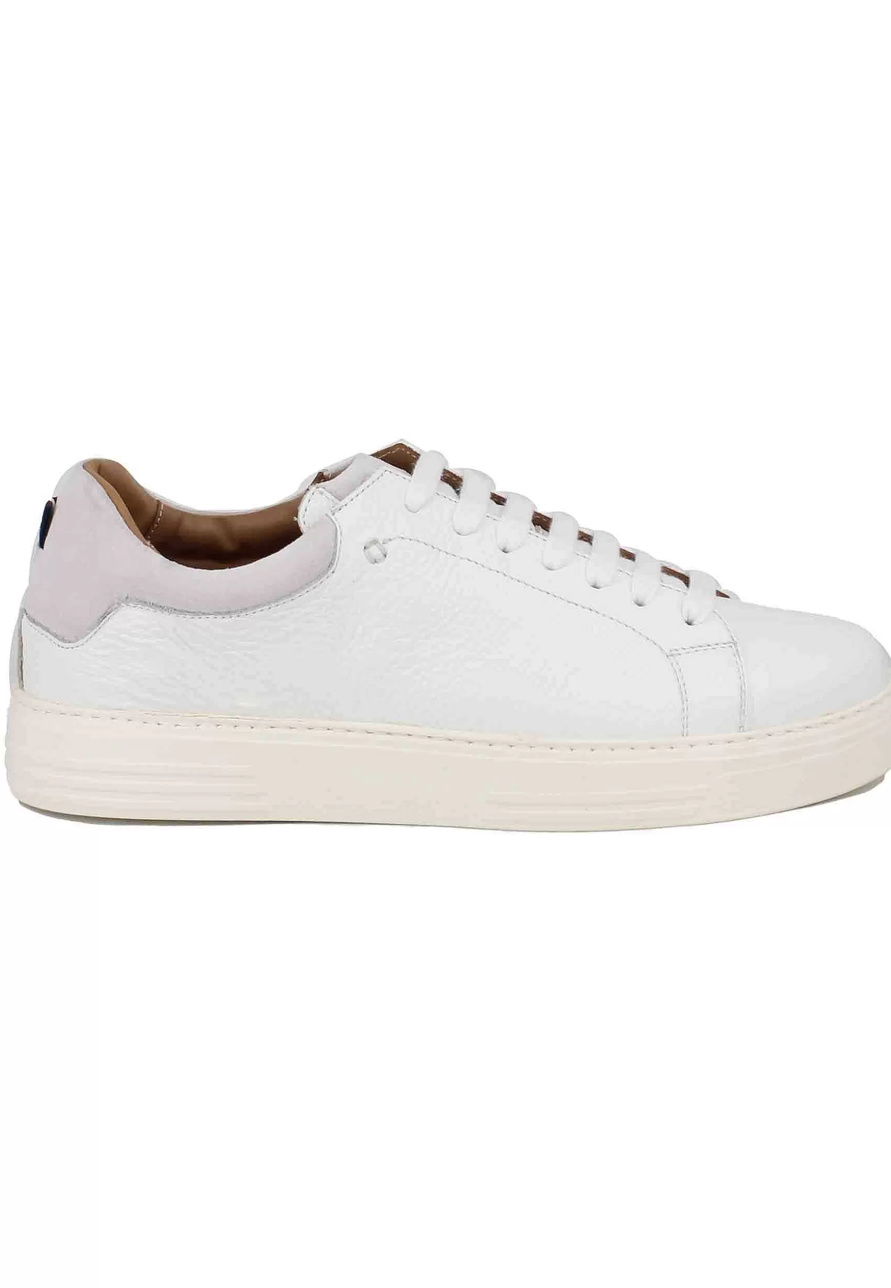 Sneakers Uomo In Pelle Bianca*Rogal Online