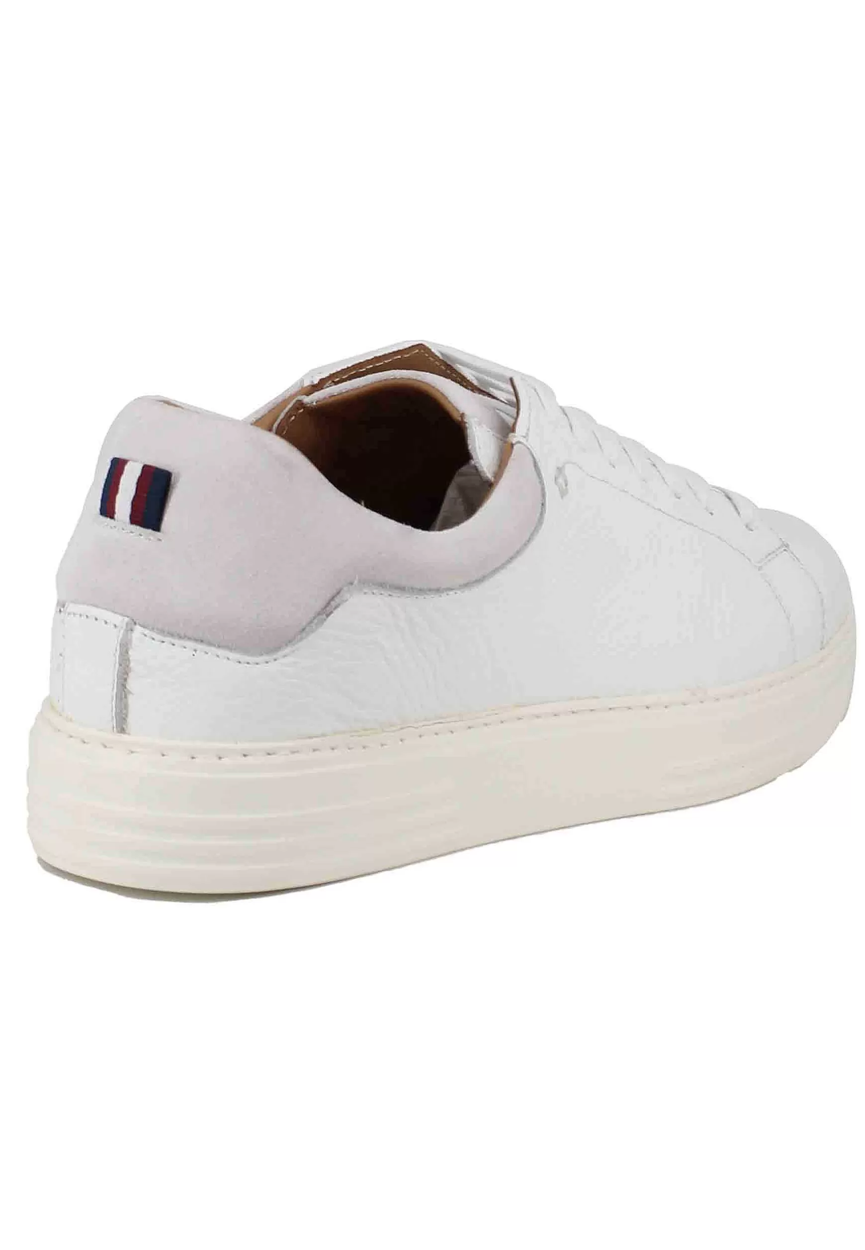 Sneakers Uomo In Pelle Bianca*Rogal Online