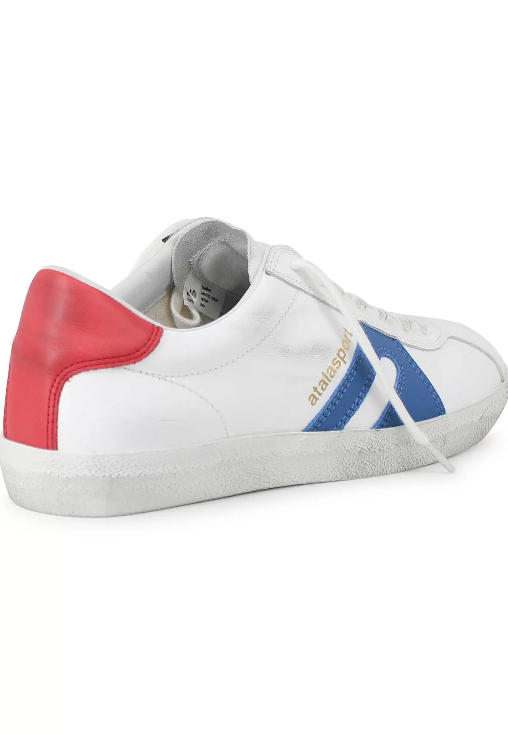 Sneakers Uomo In Pelle Bianca*Atala Sale