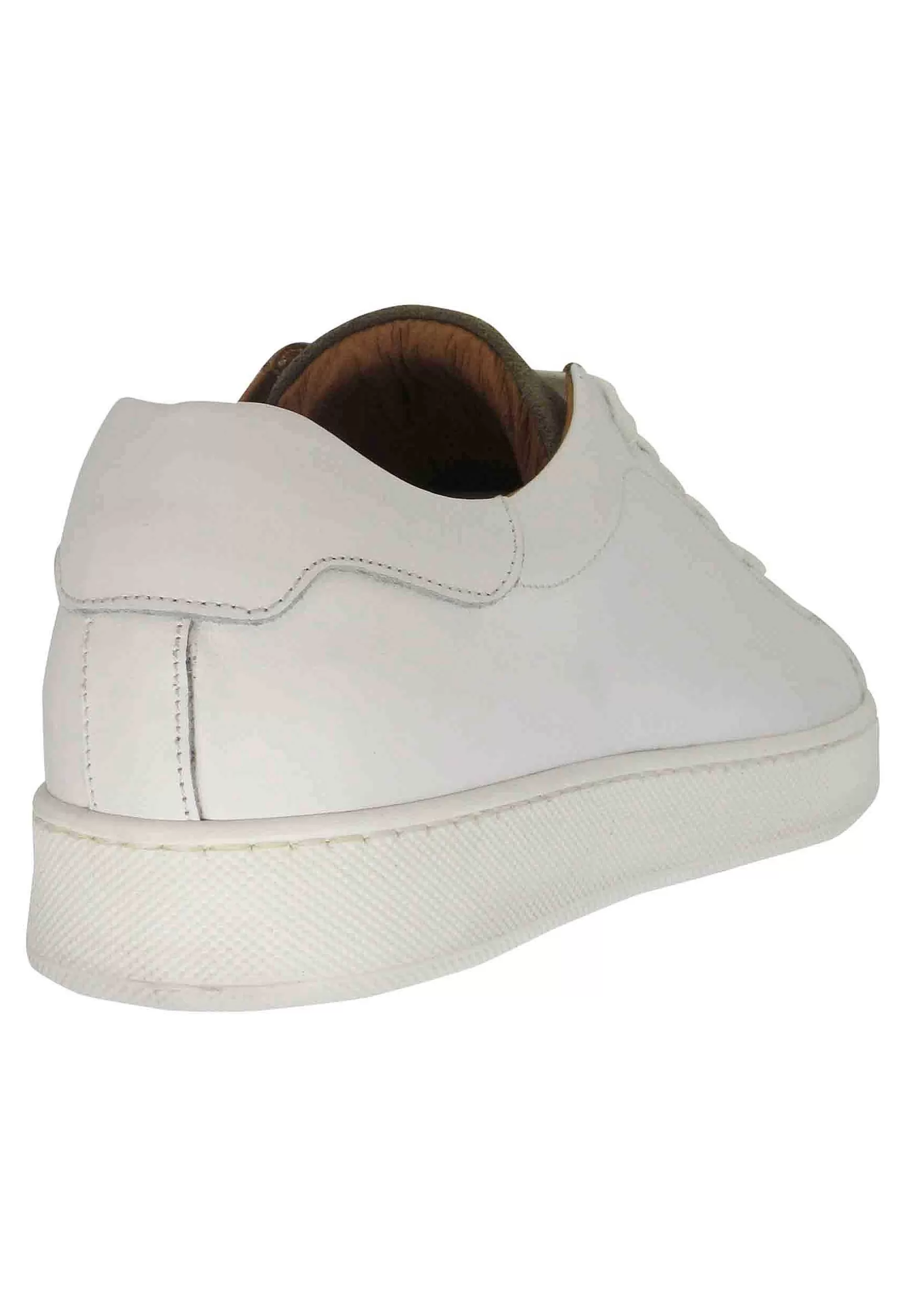 Sneakers Uomo In Pelle Off White Con Fondo In Gomma** Clearance