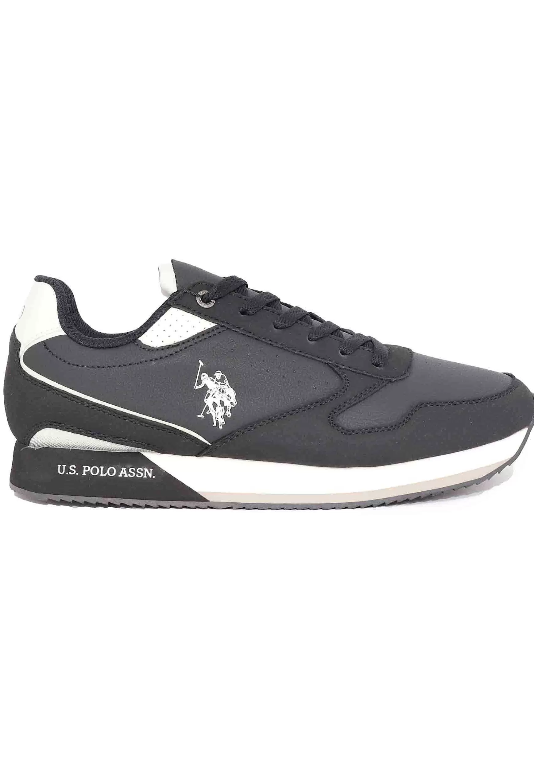 Sneakers Uomo In Tessuto Nero*U.S. Polo Assn Best