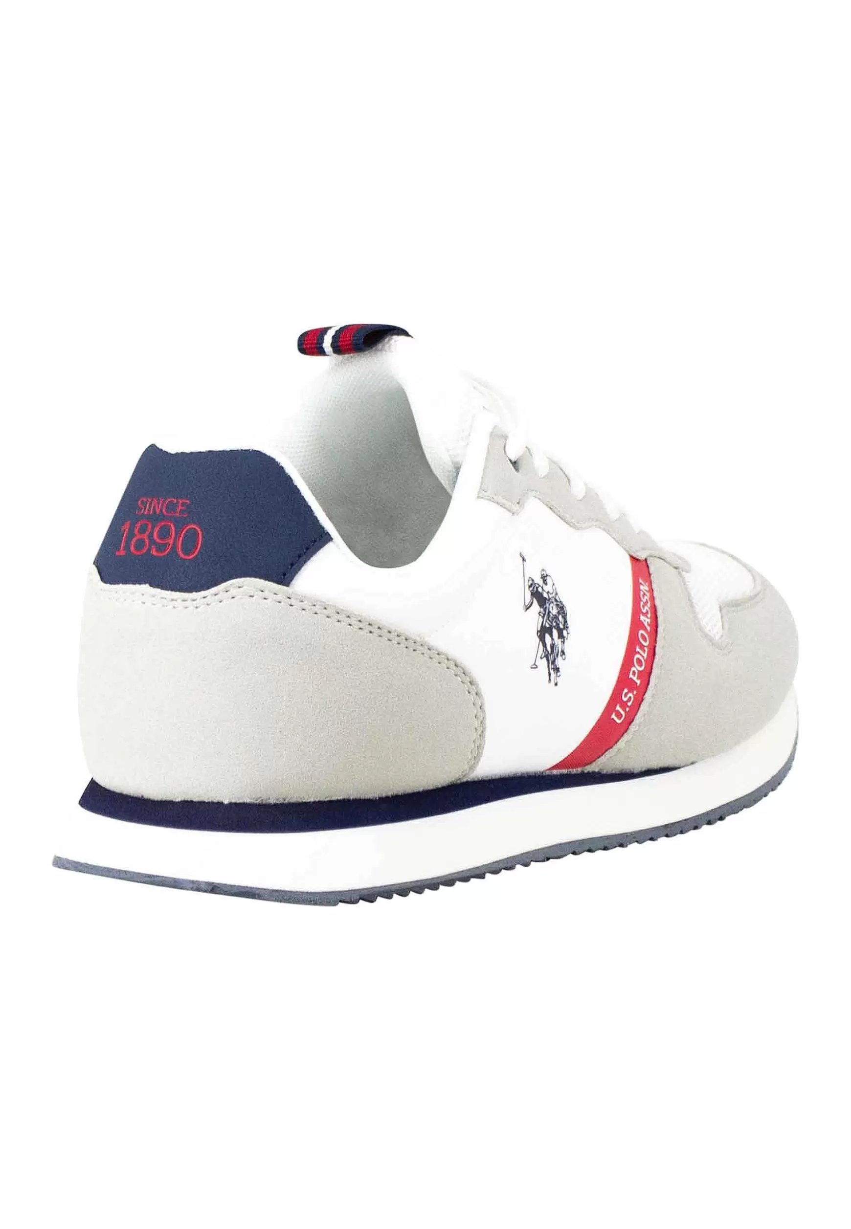 Sneakers Uomo In Tessuto Tecnico Bianco Con Suola Running*U.S. Polo Assn Best