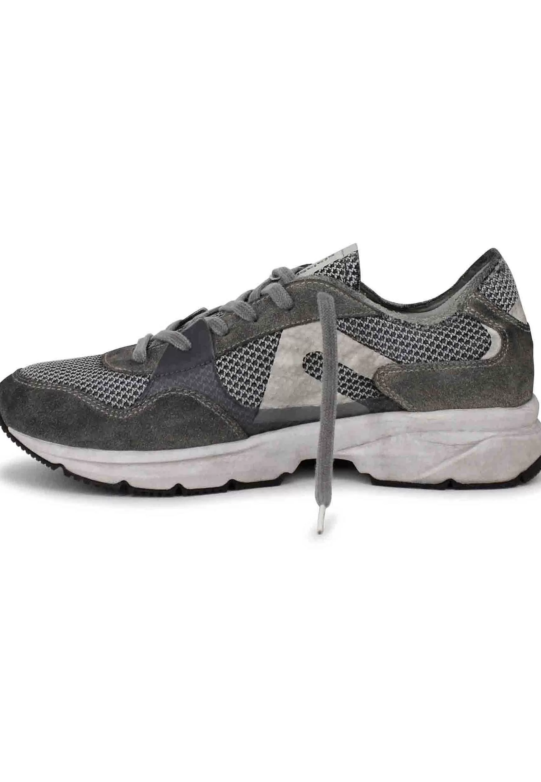 Sneakers Uomo In Tessuto Tecnico Grigio Con Suola Vibram*Atala Flash Sale