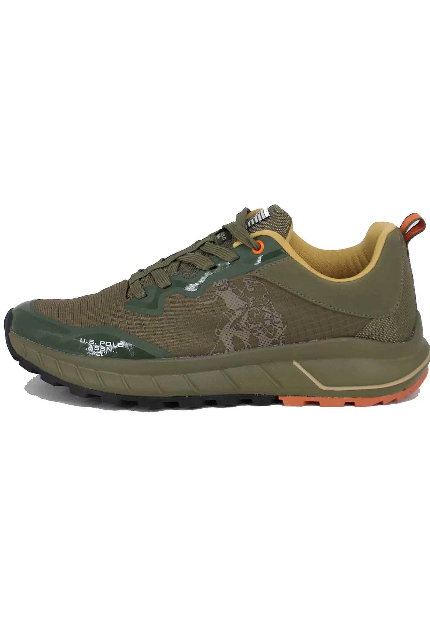 Sneakers Uomo In Tessuto Tecnico Verde*U.S. Polo Assn Store