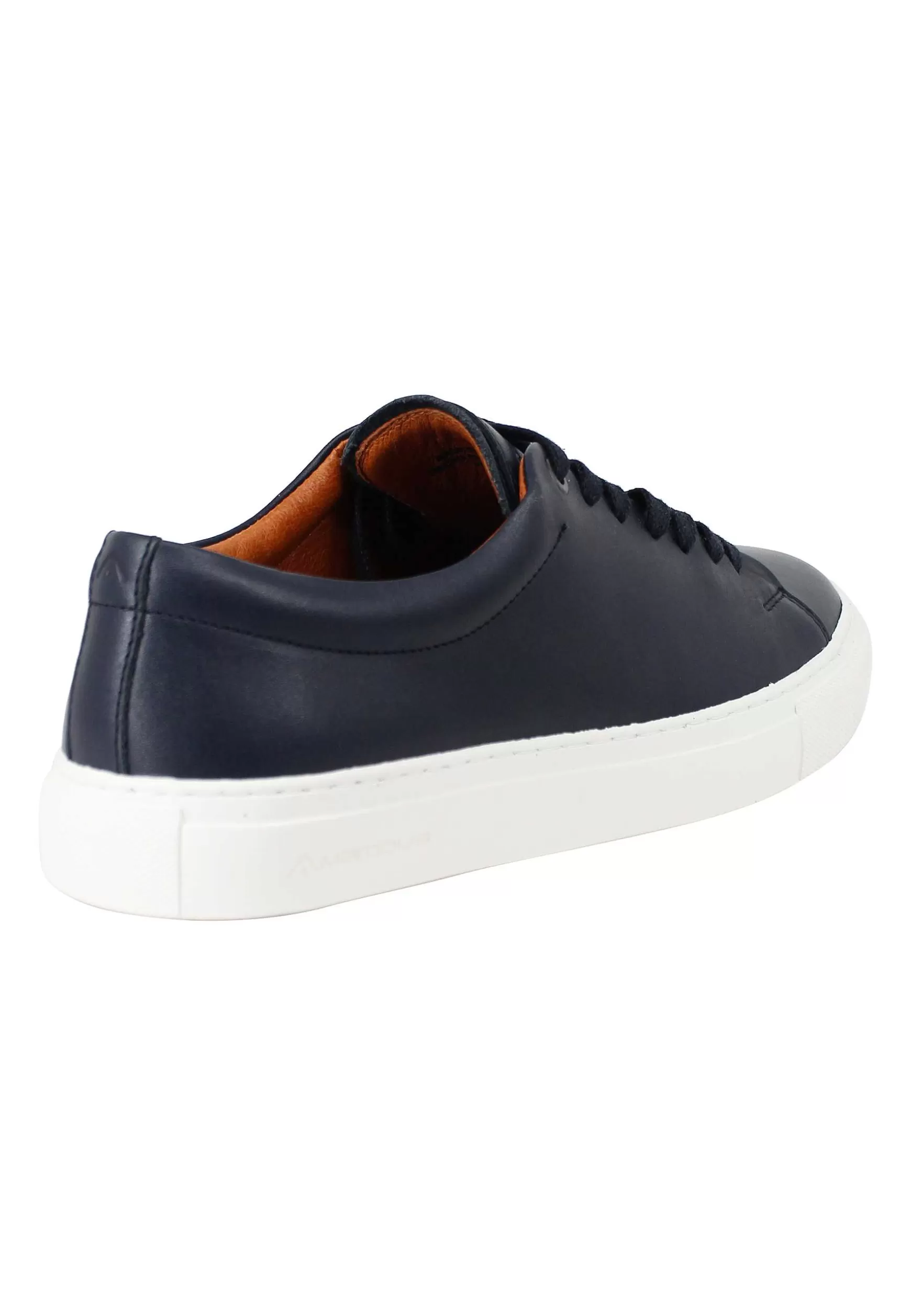 Sneakers Uomo Martin In Pelle Blu Con Suola In Gomma*Ambitious Best