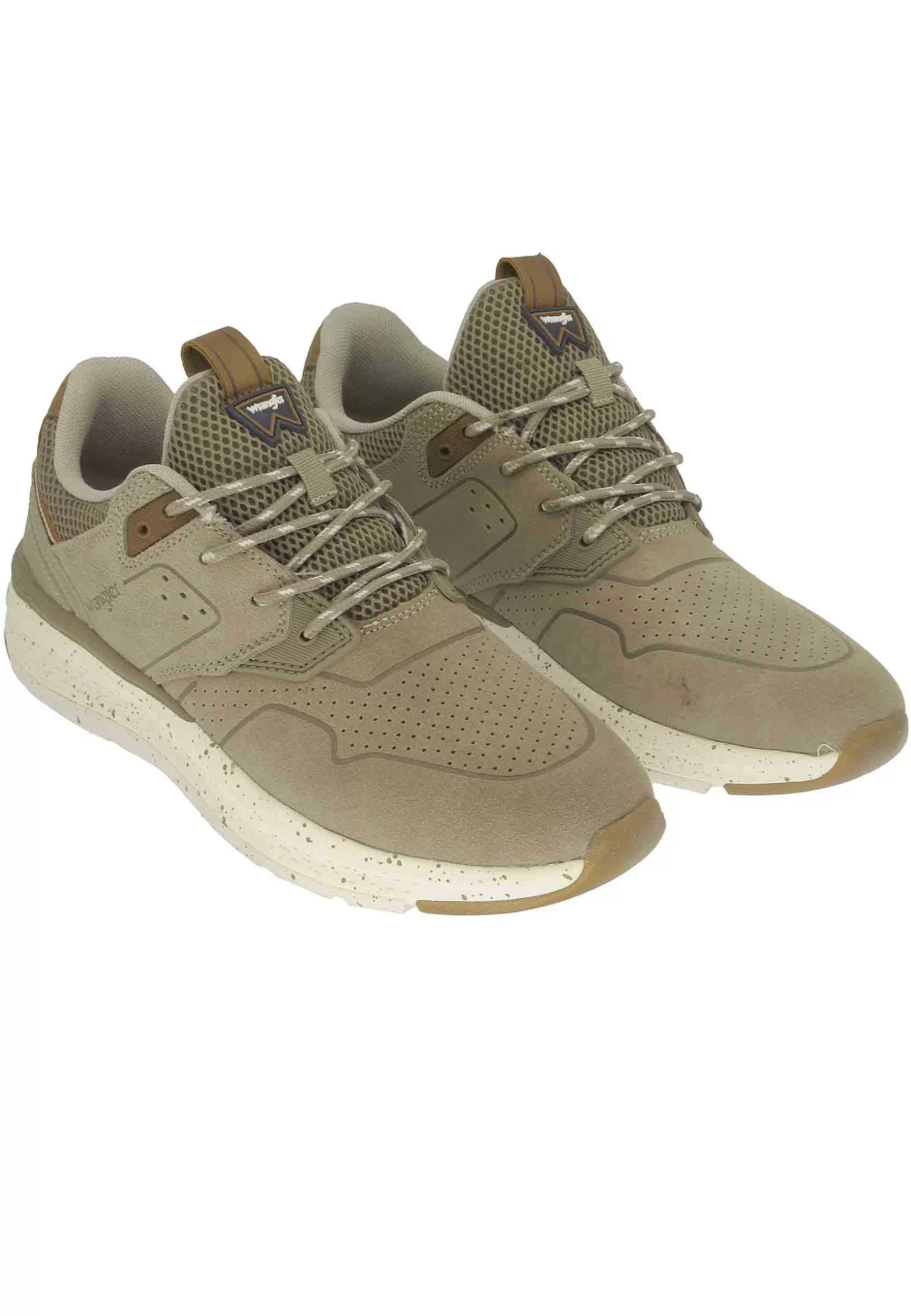 Sneakers Uomo Pioneer Suede In Pelle Sabbia Con Suola Ultra Light E Memory Foam*Wrangler Cheap