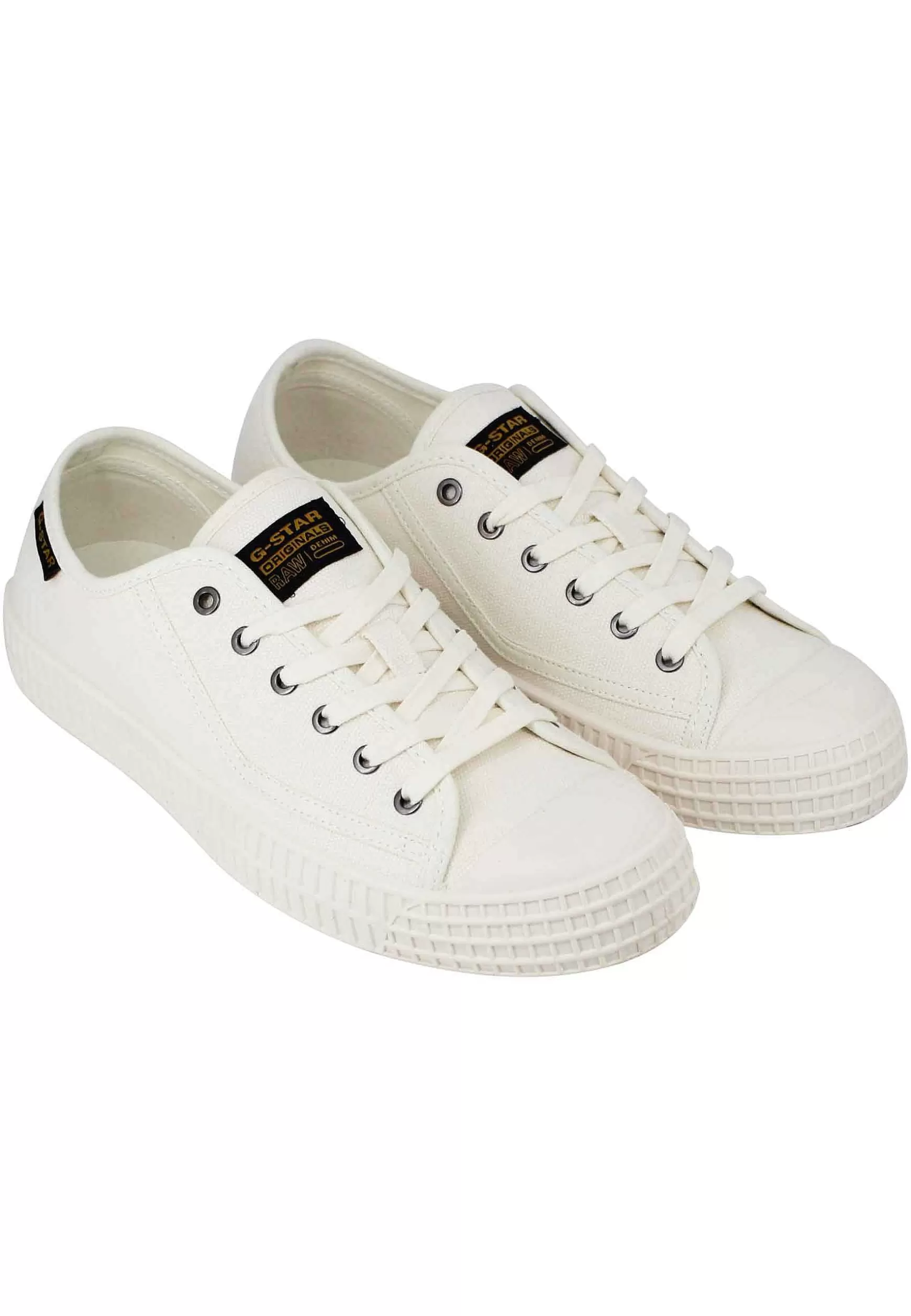 Sneakers Uomo Rovulc Ii In Canvas Off White*G-Star Raw Fashion