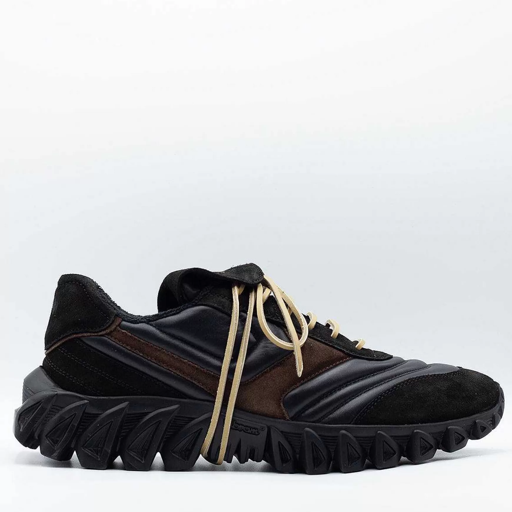 Sneakers Uomo Sneakerball In Pelle Nera*Pantofola d Sale