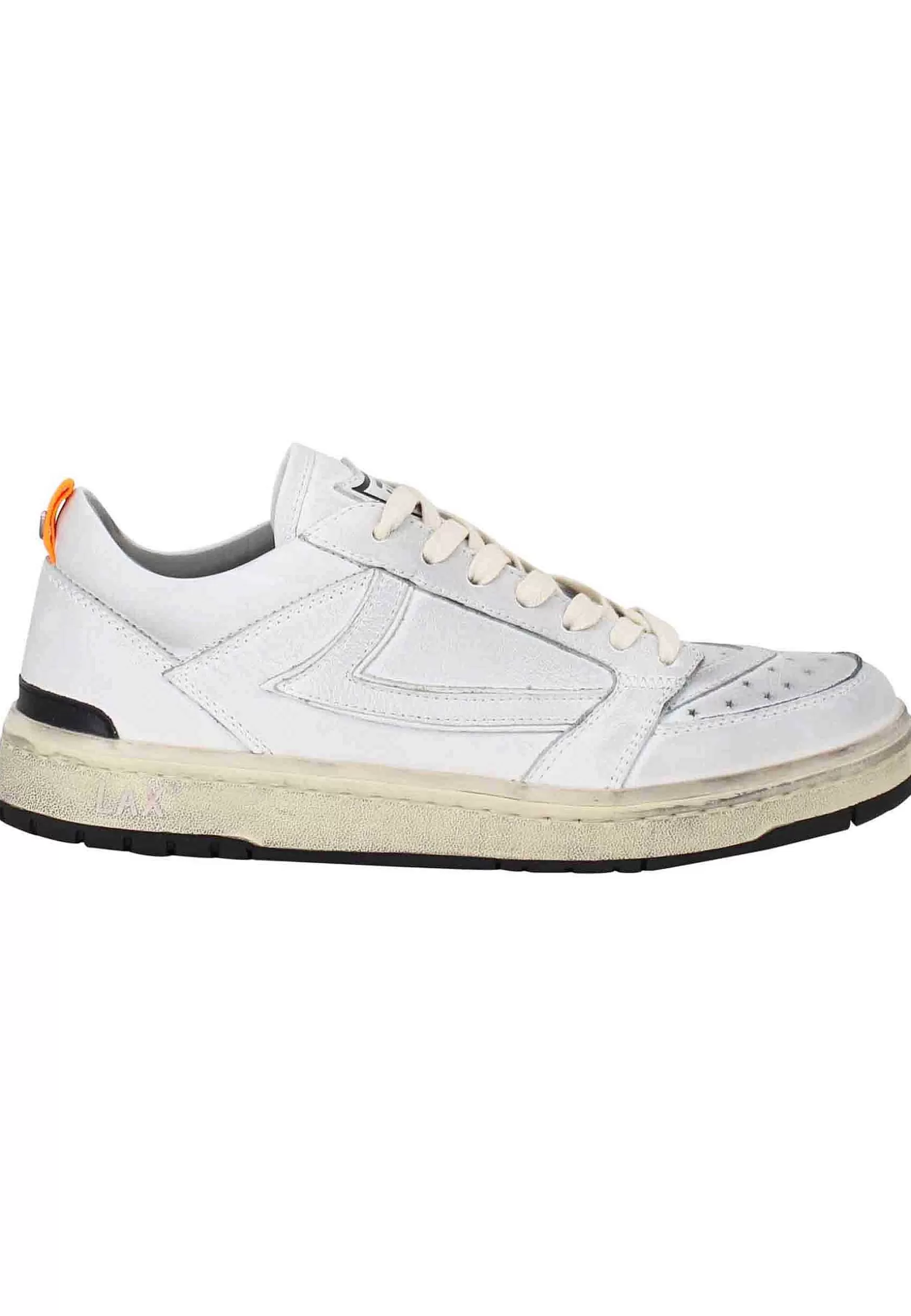 Sneakers Uomo Starlight Shield In Pelle Bianca Vintage*HTC Los Angeles Best