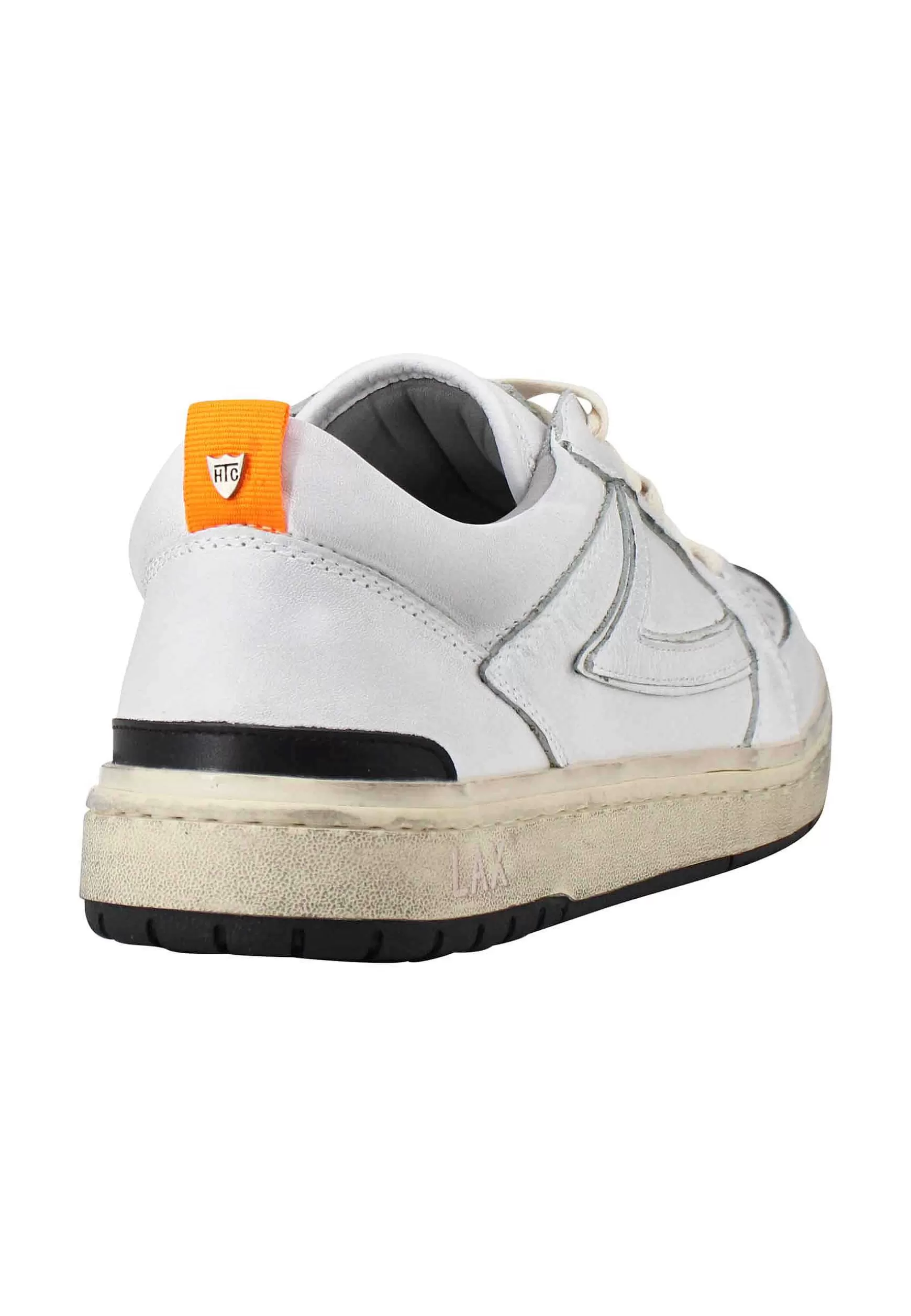 Sneakers Uomo Starlight Shield In Pelle Bianca Vintage*HTC Los Angeles Best