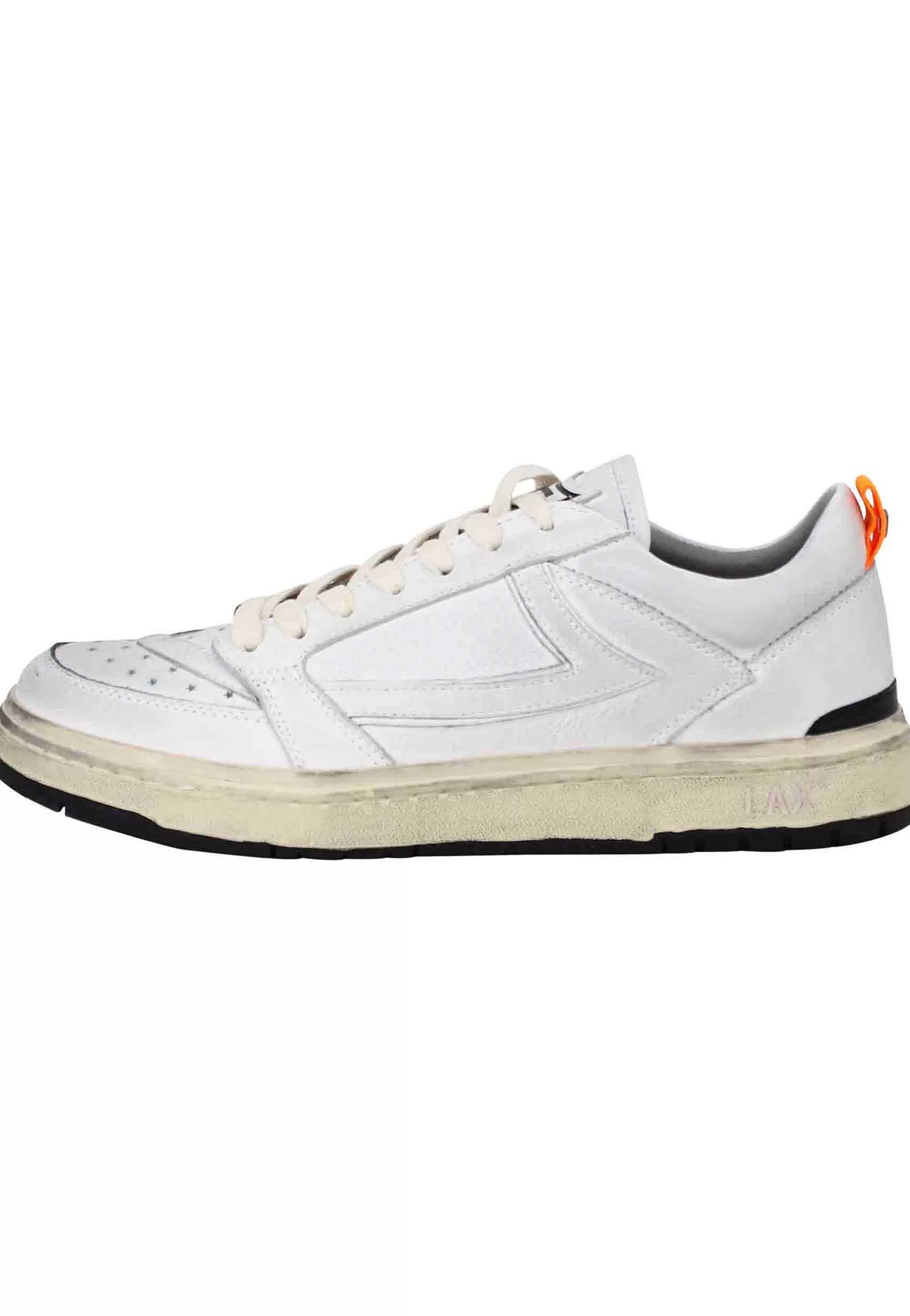 Sneakers Uomo Starlight Shield In Pelle Bianca Vintage*HTC Los Angeles Best