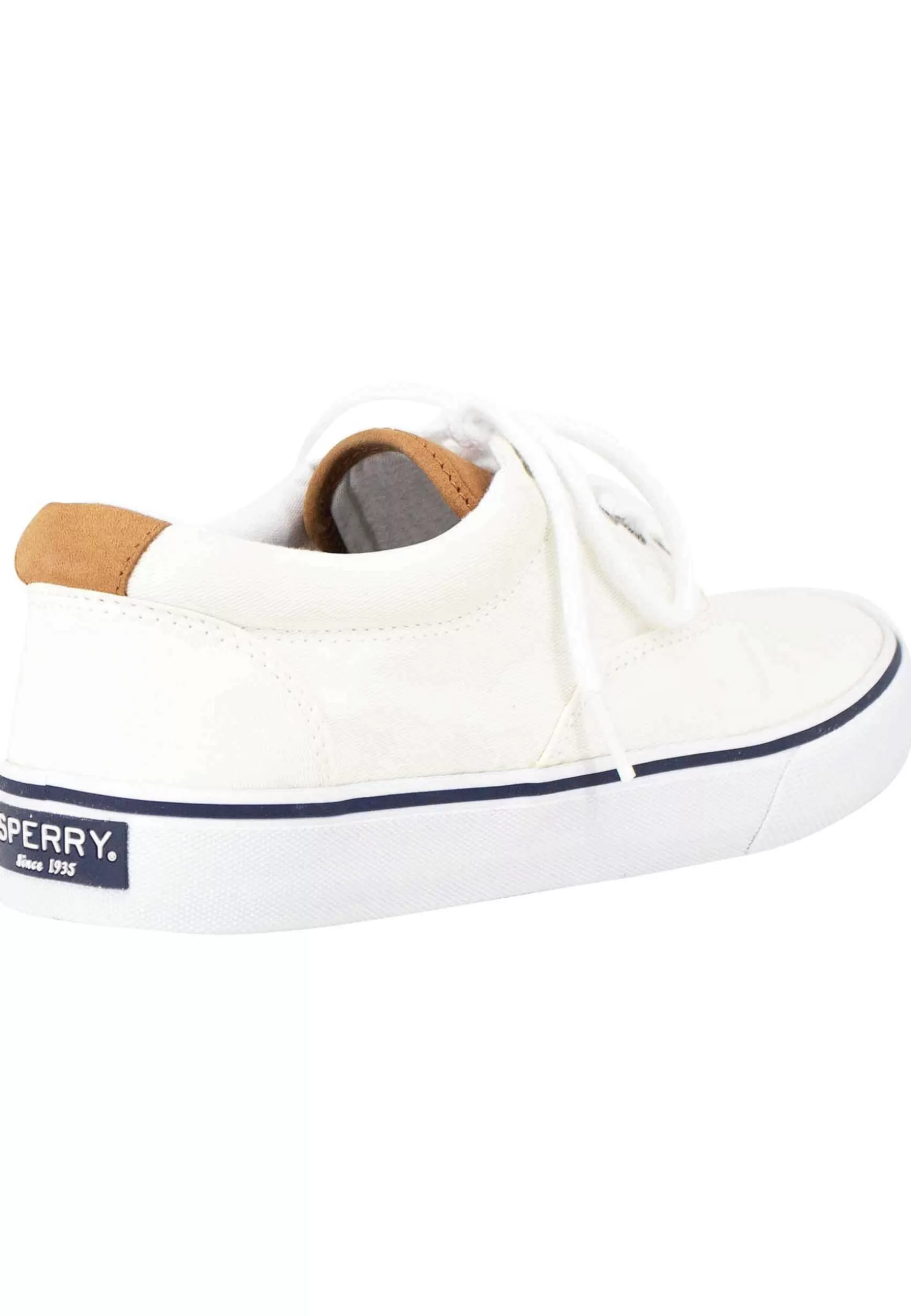 Sneakers Uomo Top Sider In Canvas Bianco*Sperry Top Sider Cheap